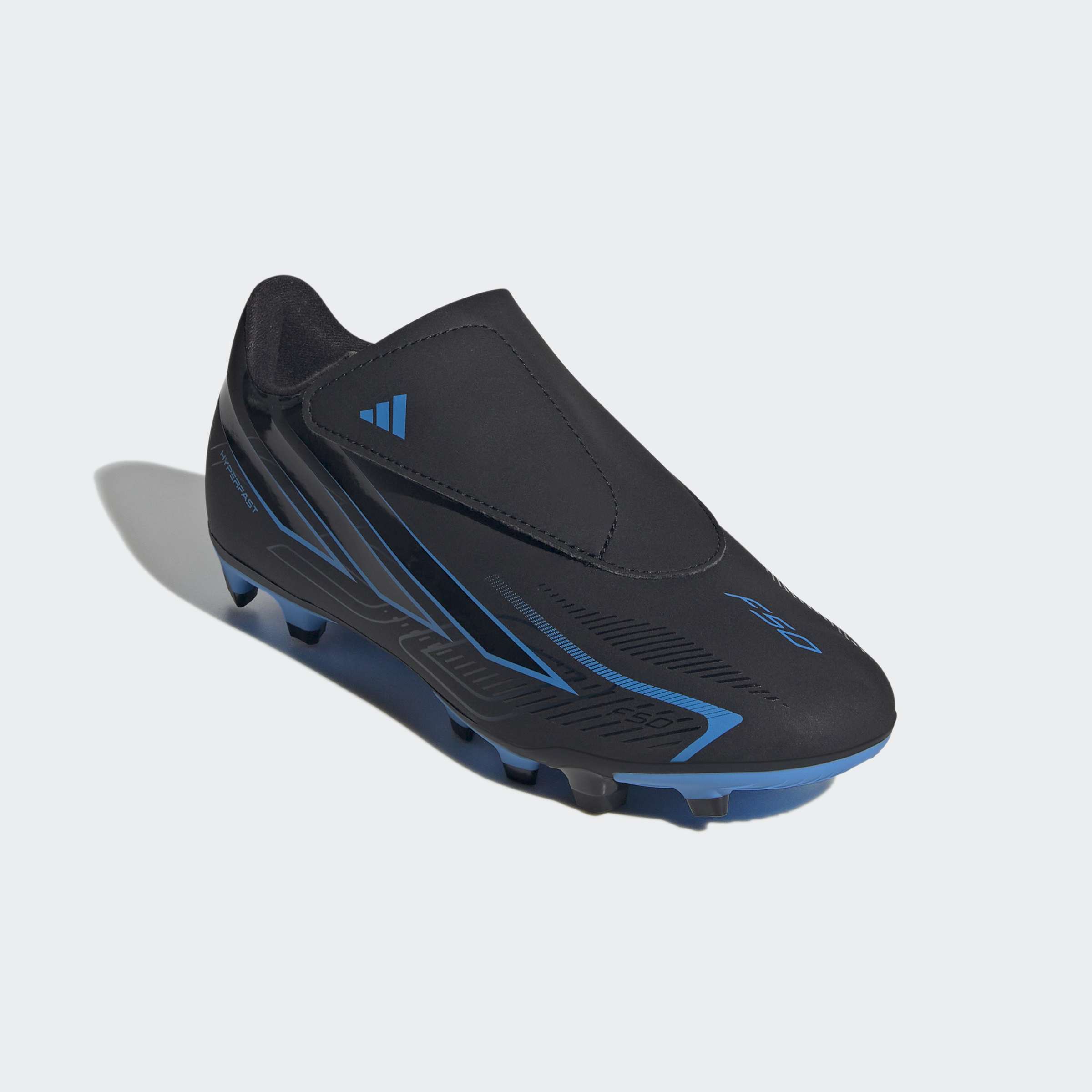 adidas Performance Fußballschuh "F50 HYPERFAST CLUB KIDS, KLETTVERSCHLUSS, FESTE / GEMISCHTE BÖDEN" für viele verschiedene Böden geeignet, für Jugendliche & Kinder