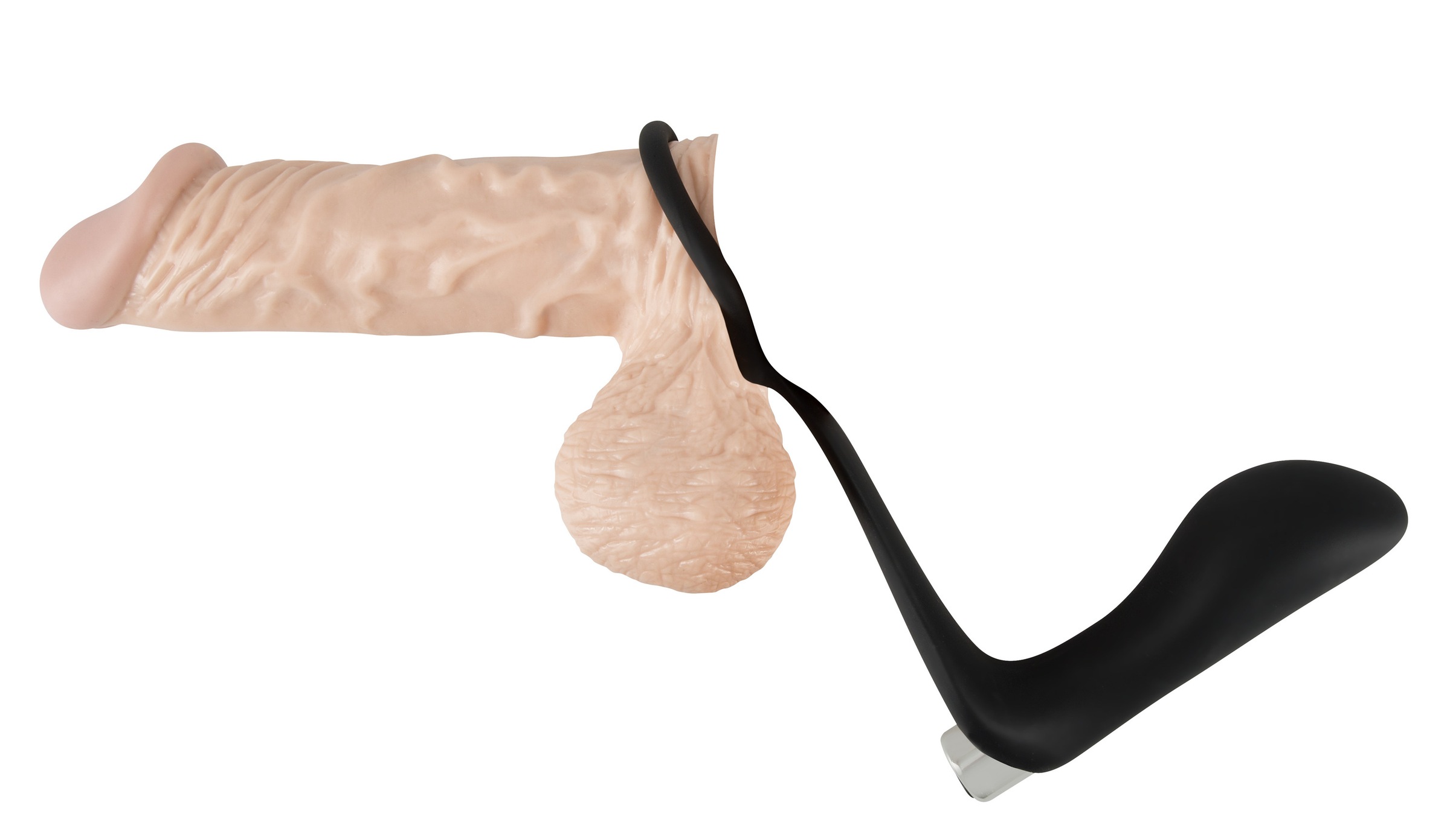 BLACK VELVETS Anal-Stimulator »Analplug mit Penisring Vibrating Ring & Plug« ()