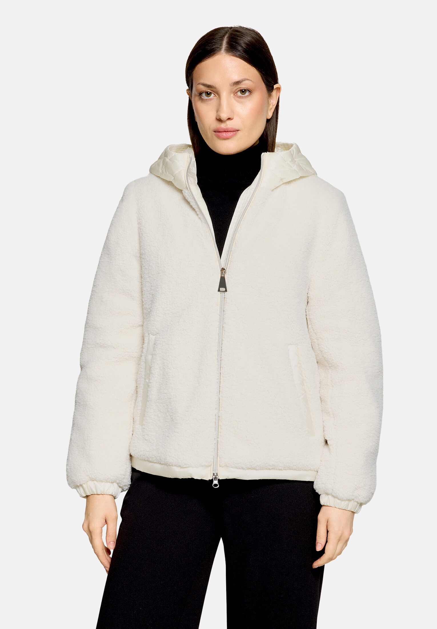 Betty Barclay Plüschjacke »Damen mit Kapuze« mit Kapuze