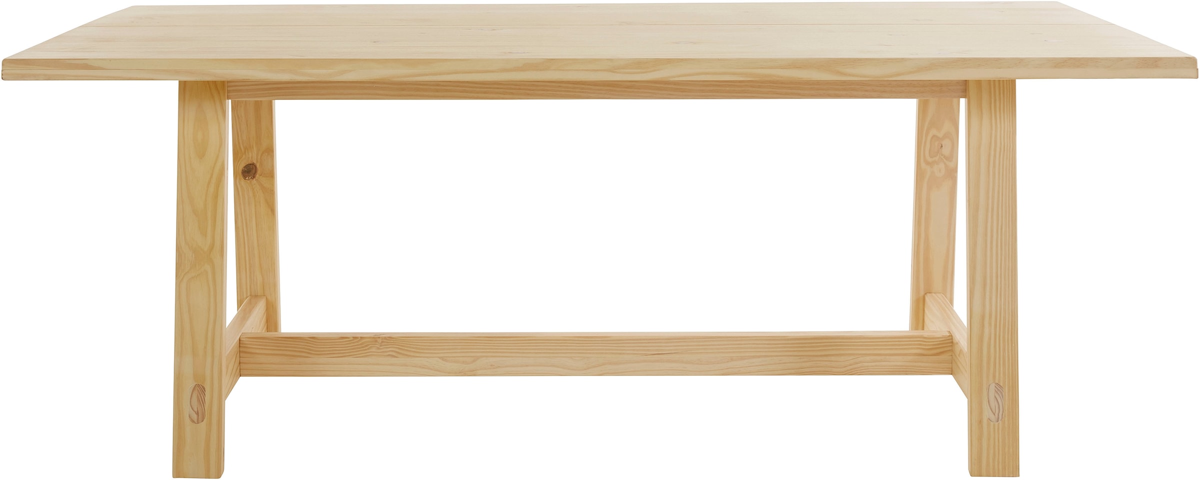 Timbers Esstisch »Gainesville«, Tischplatte und Gestell aus Kiefer, versch. Farbvarianten, Höhe 77 cm