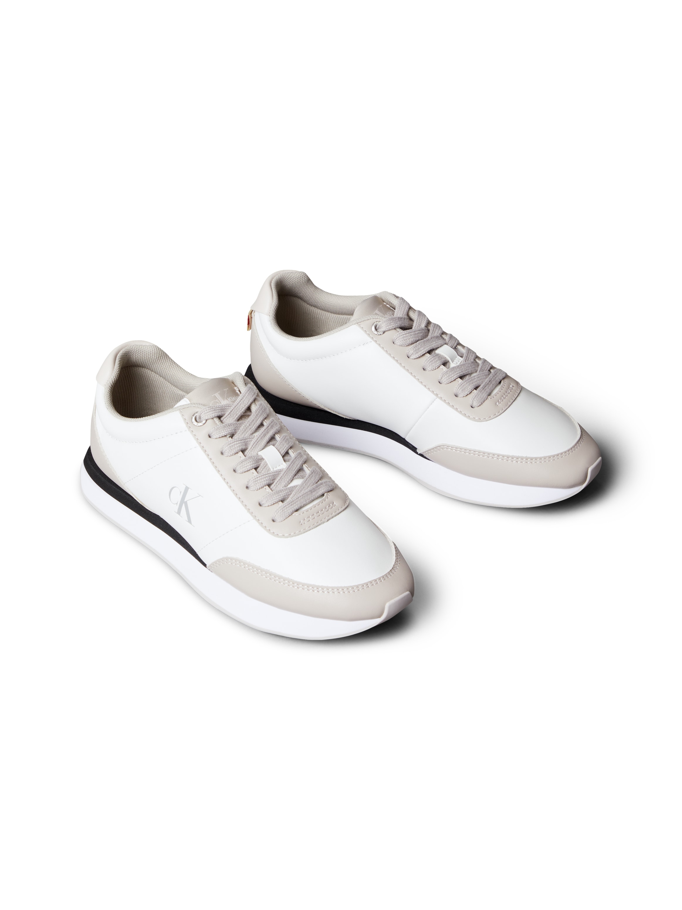 Calvin Klein Jeans "RETRO RUNNER LACE UP LTH MG" Schnürschuh, Halbschuh, Freizeitschuh mit gepolstertem Schaftrand
