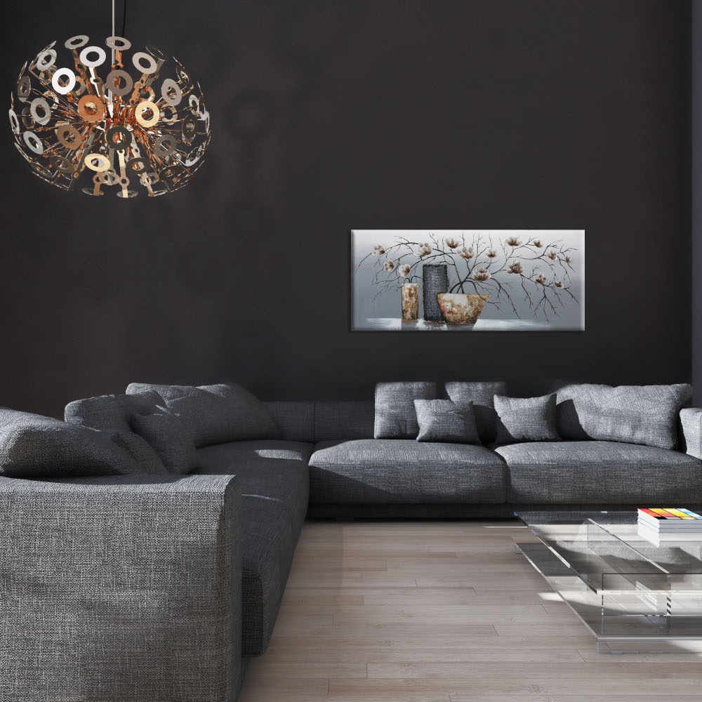 Bönninghoff Ölgemälde "Blumen" Blumen 1 Stk. tlg. jedes Bild ein Unikat, Bx günstig online kaufen