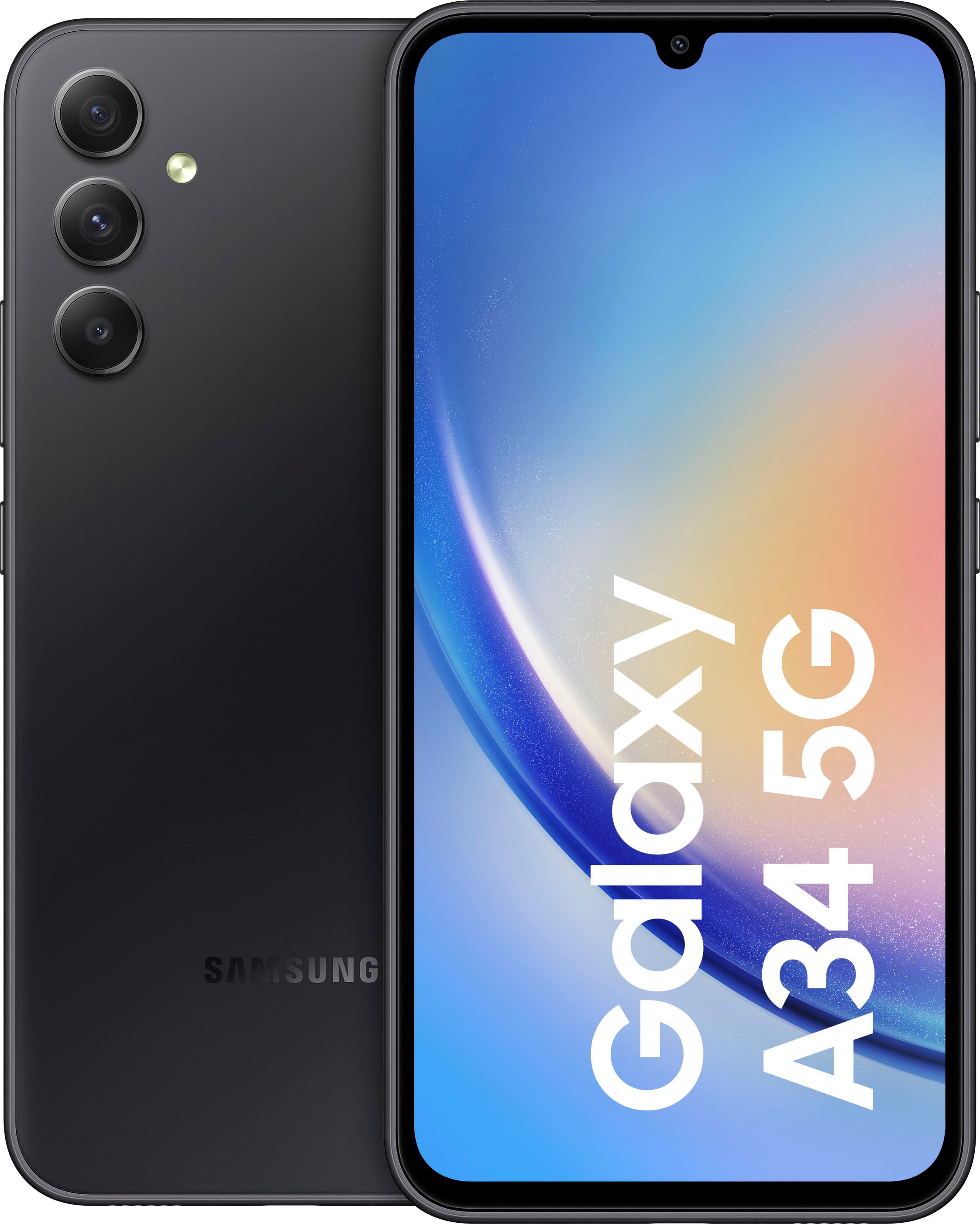 Smartphone »Galaxy A34 5G 128GB«, schwarz, 16,65 cm/6,6 Zoll, 128 GB Speicherplatz, 48...