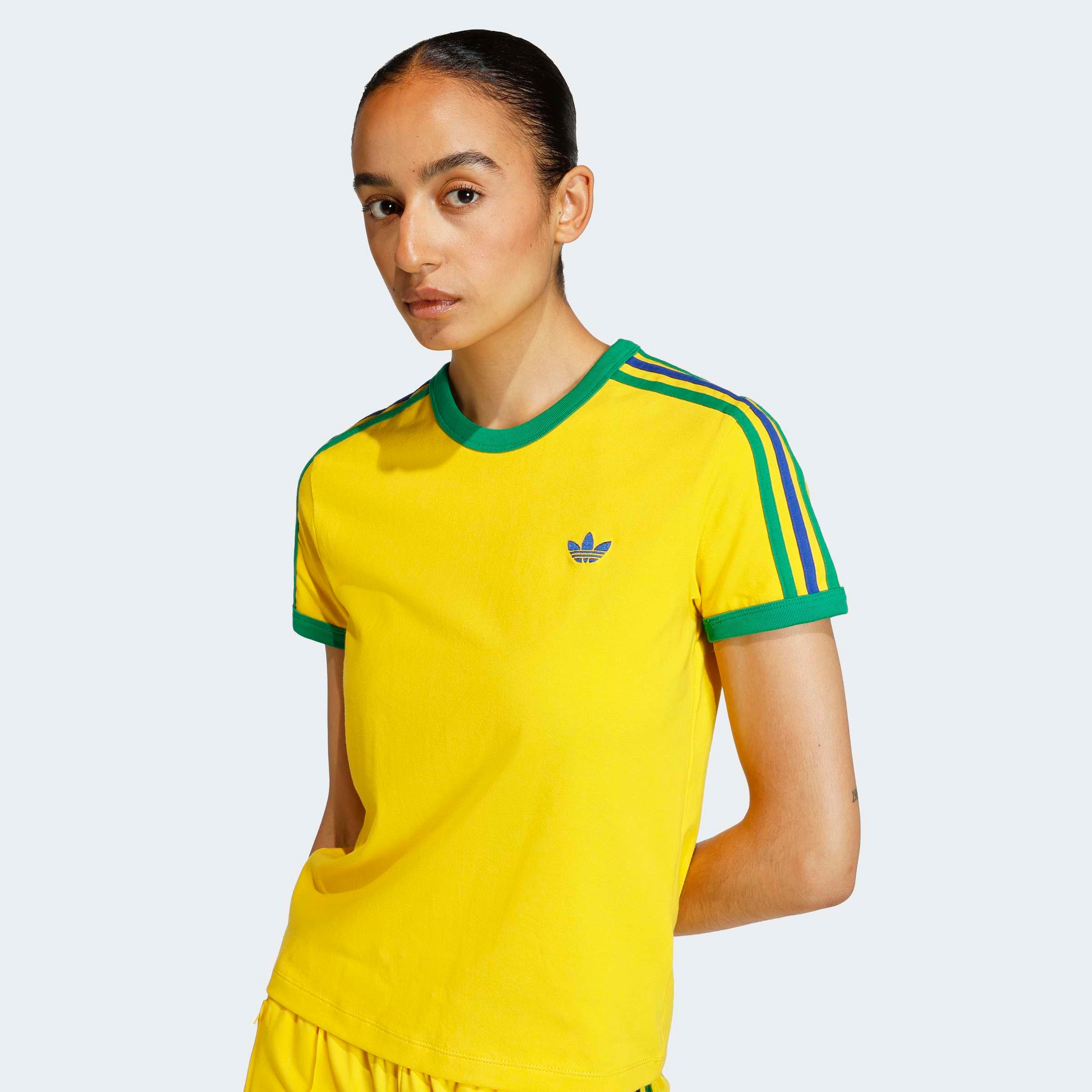 adidas Originals T-Shirt »3S TEE SLIM« sanft anliegende Passform, ohne Verschluss, für sportlichen Look