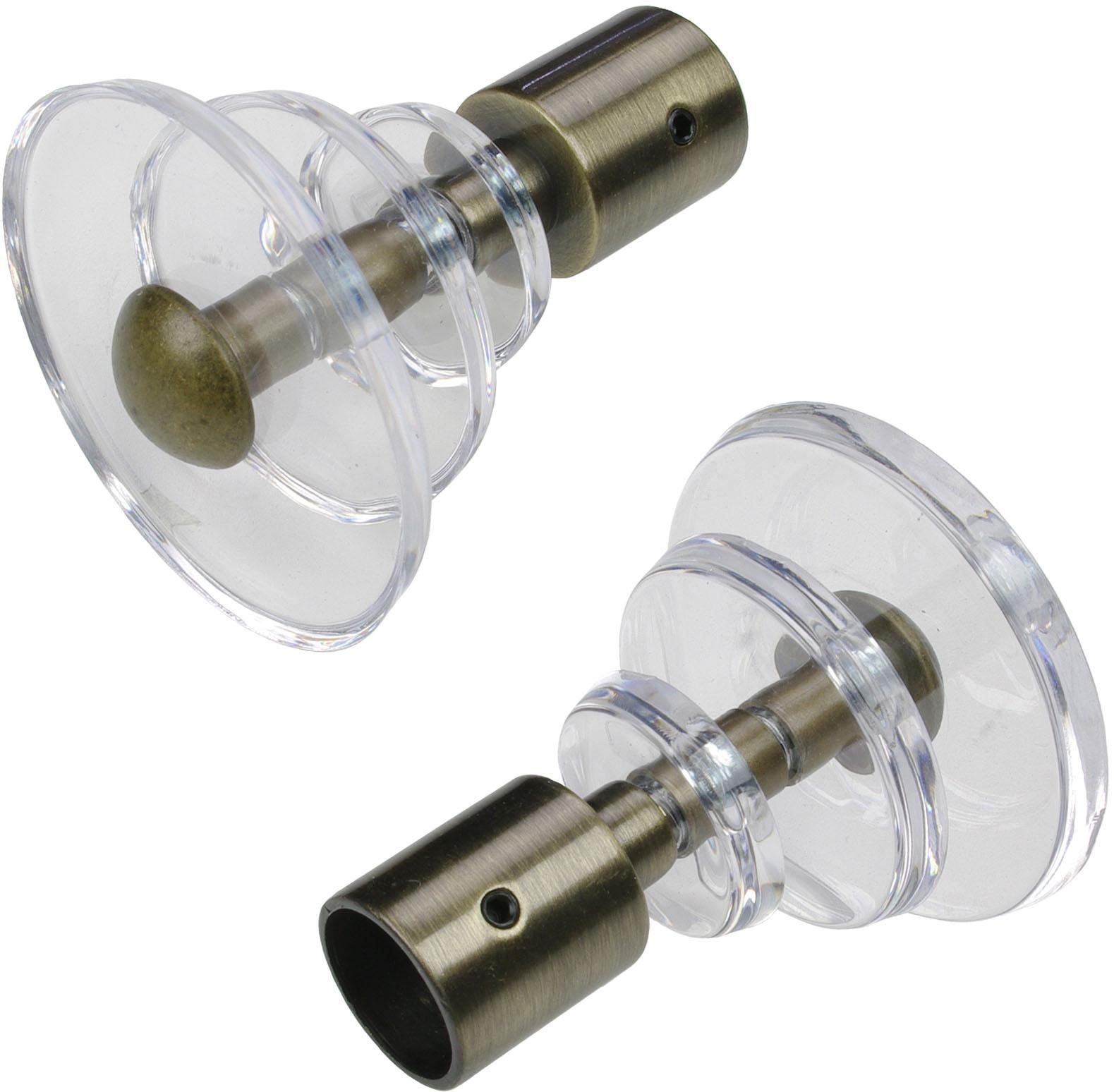 Liedeco Gardinenstangen-Endstück "Luna" für Gardinenstangen Ø 16 mm günstig online kaufen