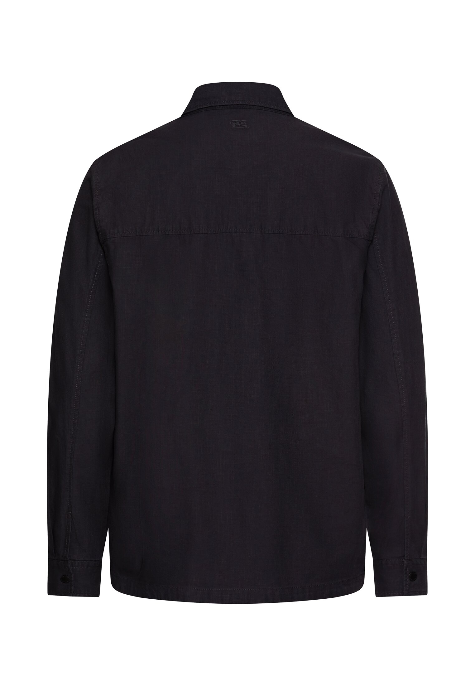 camel active Langarmhemd Overshirt mit Druckknöpfen