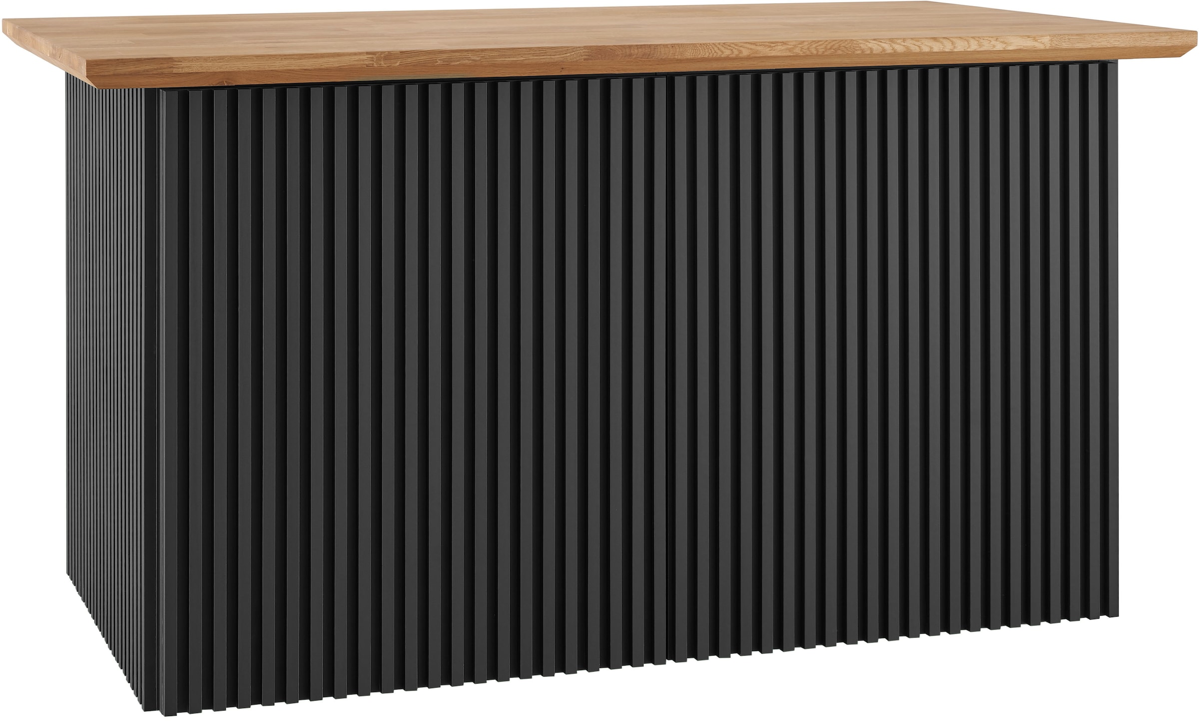 BASIC by Balculina Kücheninsel »Sandella B/H/T 160x87x90 cm« Breite 160 cm, Arbeitsplatte eiche massiv