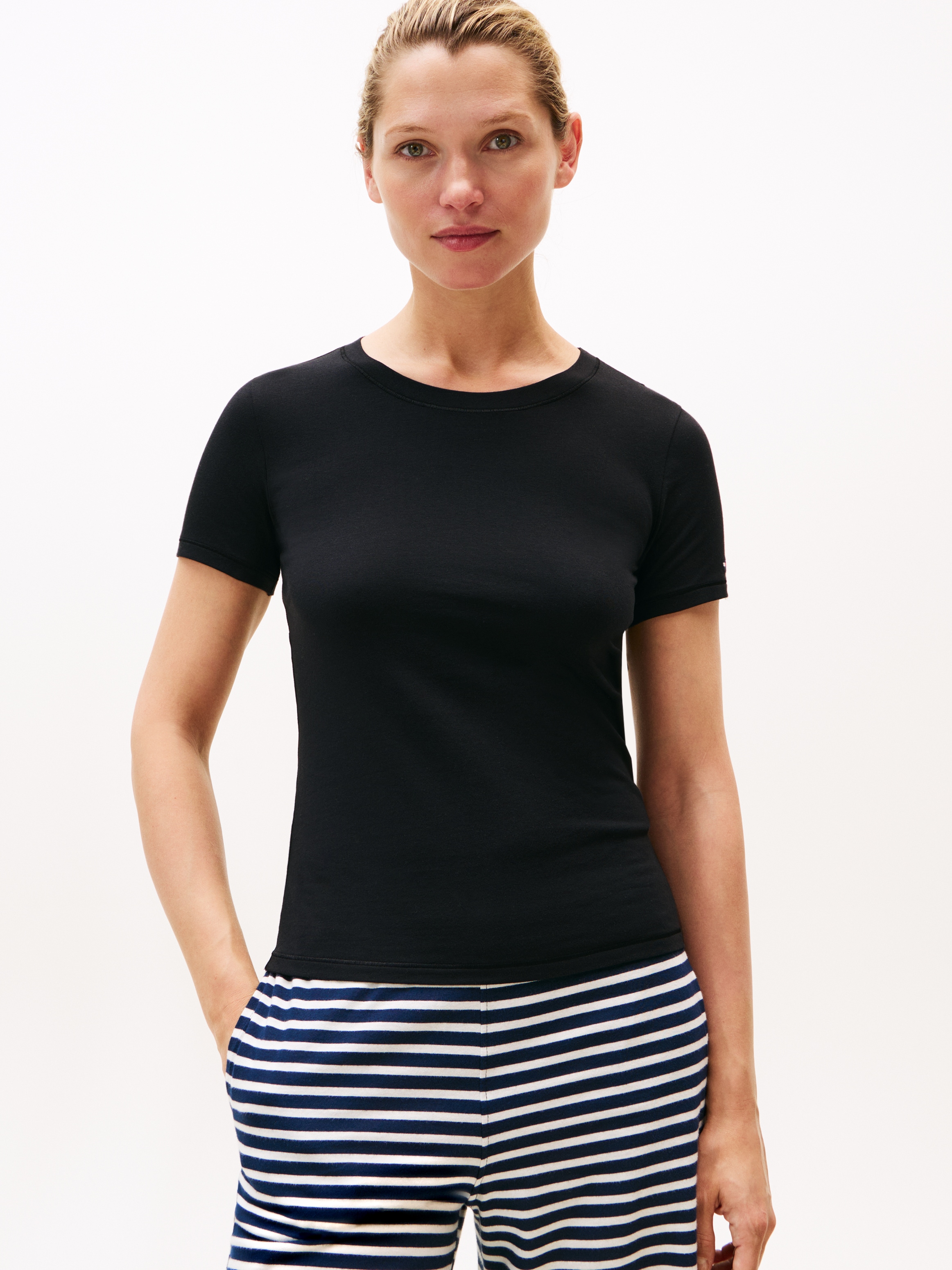 Tommy Hilfiger Underwear T-Shirt, (Packung, 1 tlg.), Rundhalsausschnitt, regular fit