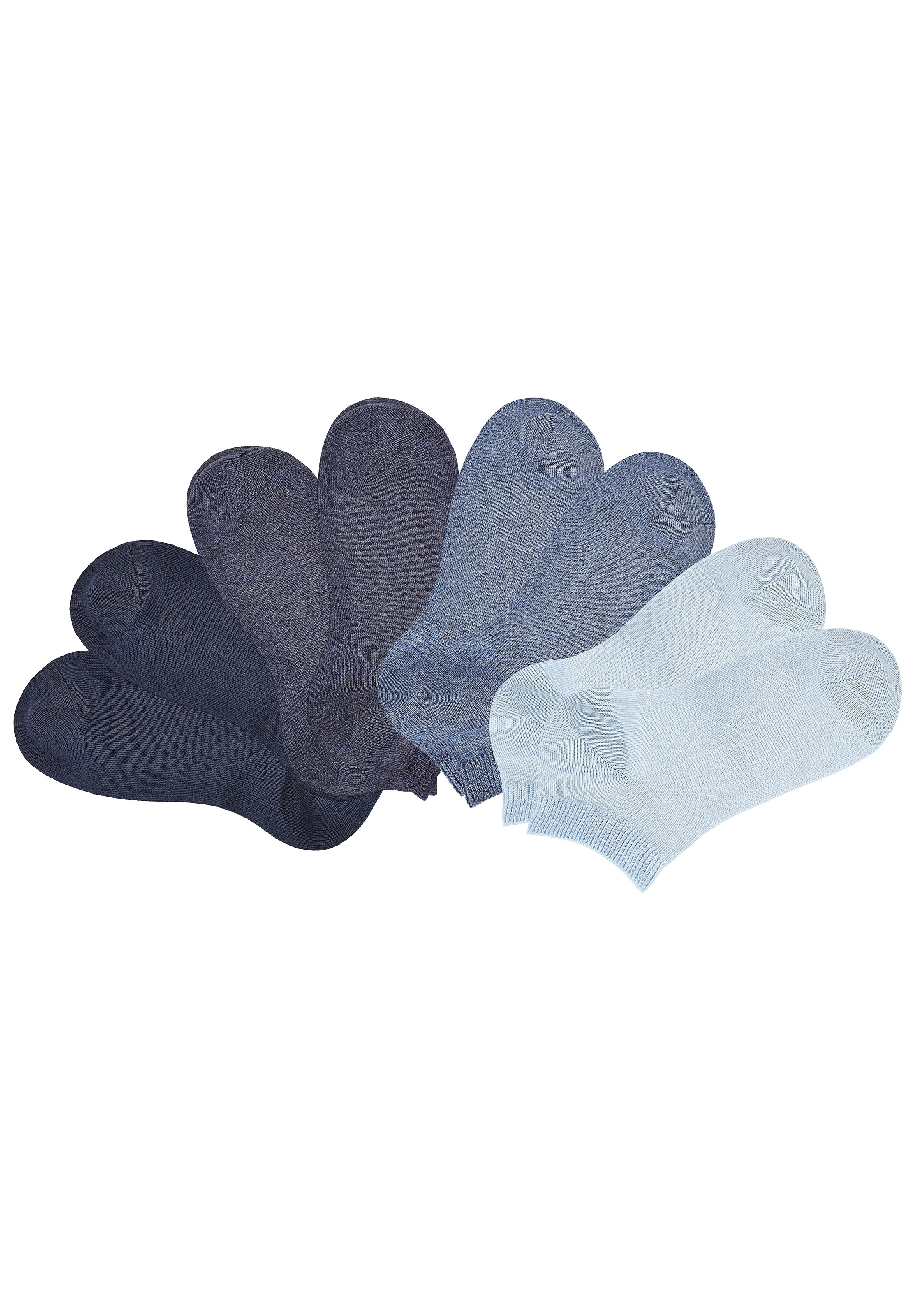 Thumbnail - Go in Kurzsocken Packung, 8 Paar tlg. uni in Basic Farben