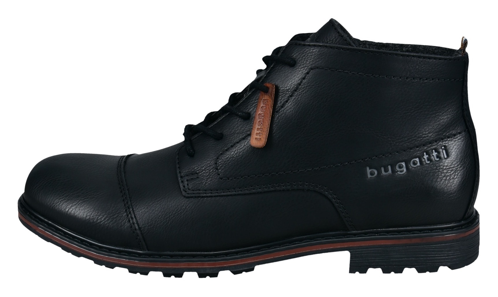 bugatti Schnürboots, Stiefelette, Winterboots, Desertboots mit kerniger Laufsohle