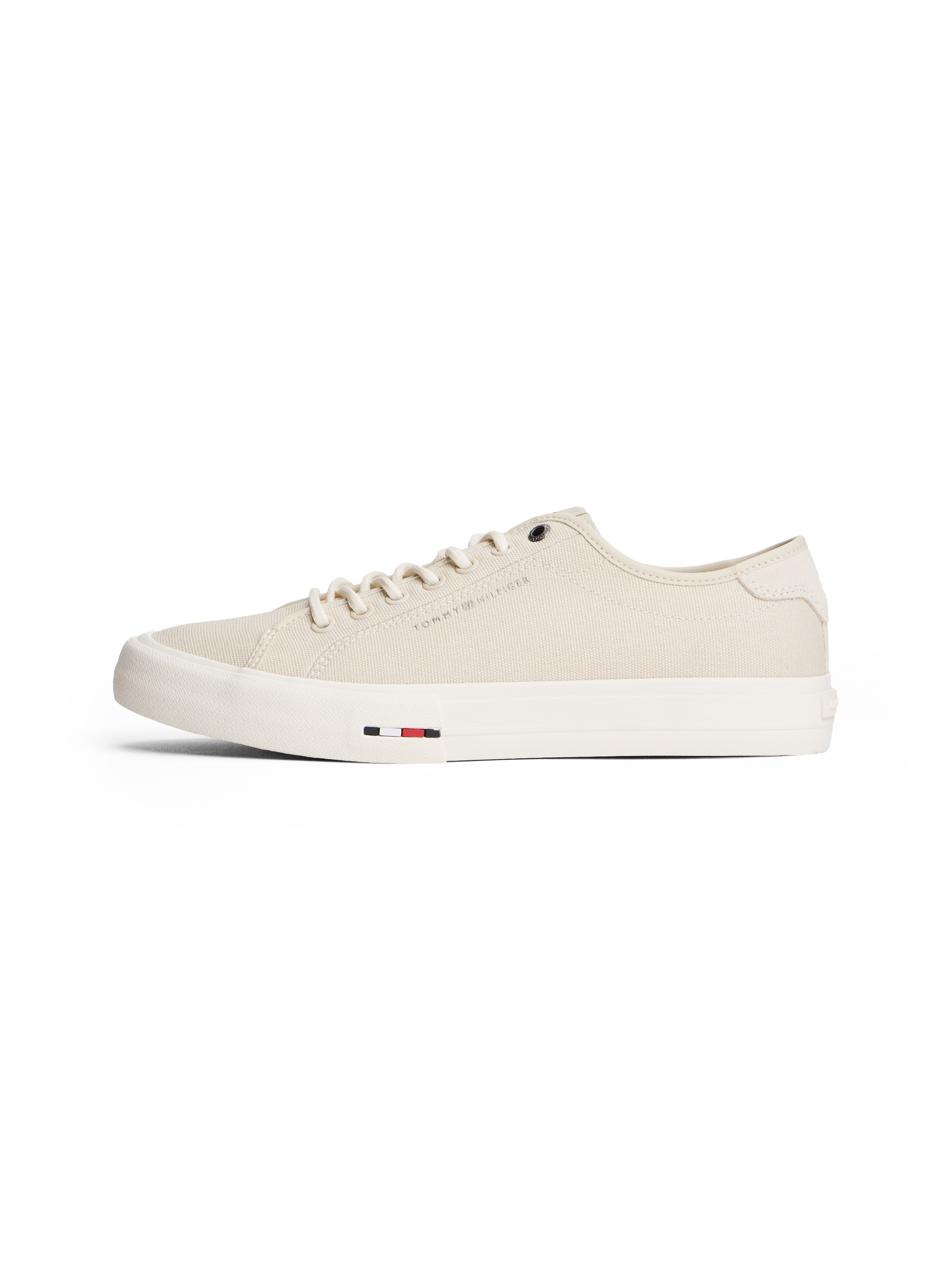 Tommy Hilfiger TH Hi Vulc Street Canvas Sneaker Beige 42 3