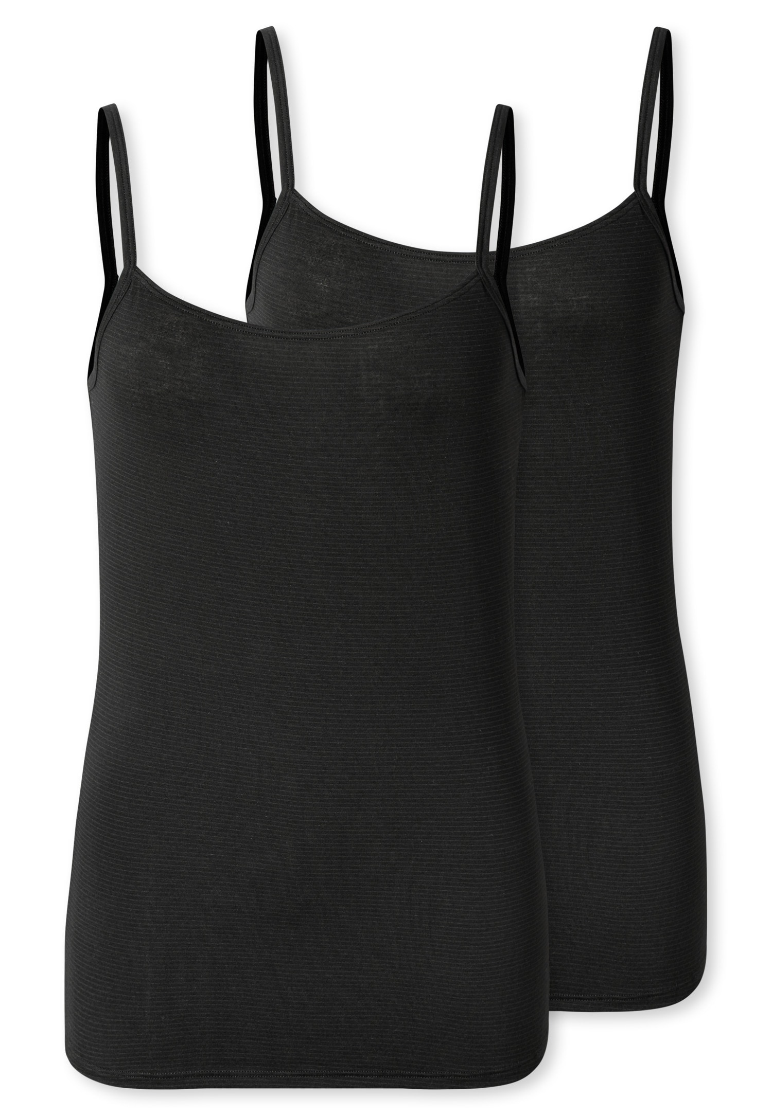 Schiesser Unterhemd "Modal Essentials" Single Jersey, schmale Träger, feine Streifen