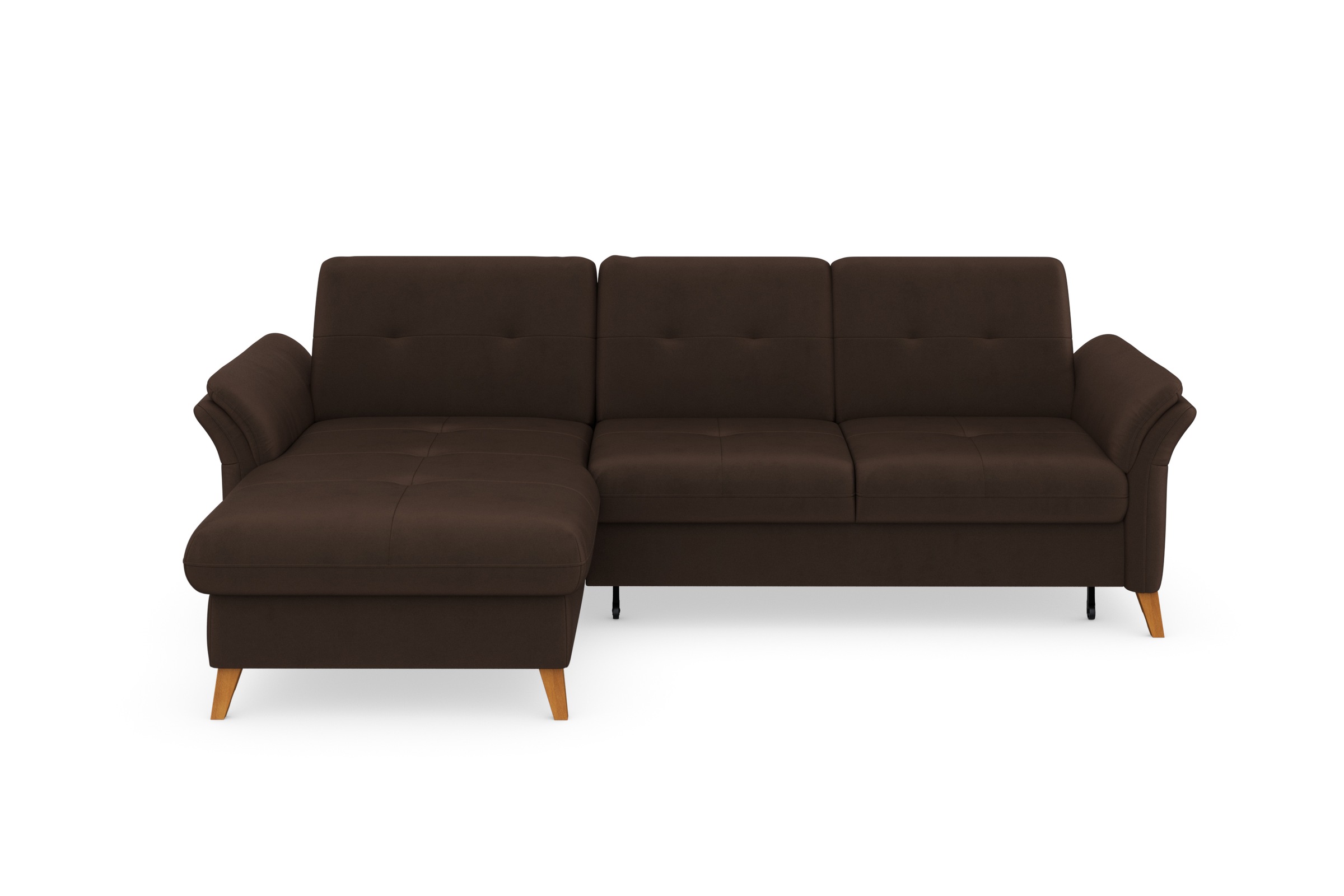 sit&more Ecksofa »Göteborg«, Sitztiefenverstellung und Federkern, wahlweise mit Bettfunktion
