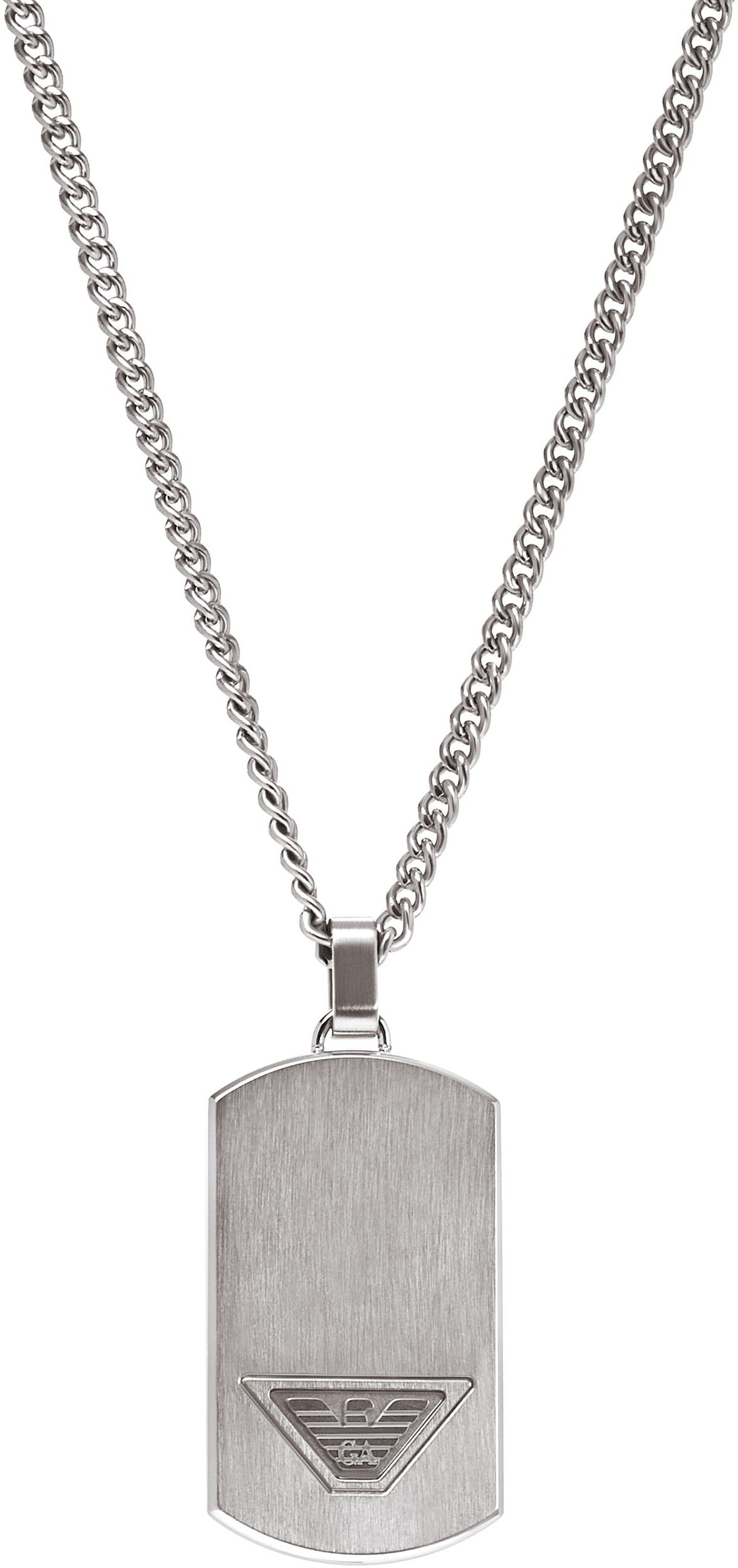 Emporio Armani Kette mit Anhänger »Schmuck Geschenk Edelstahl Halskette Dog Tag, EGS3125040«