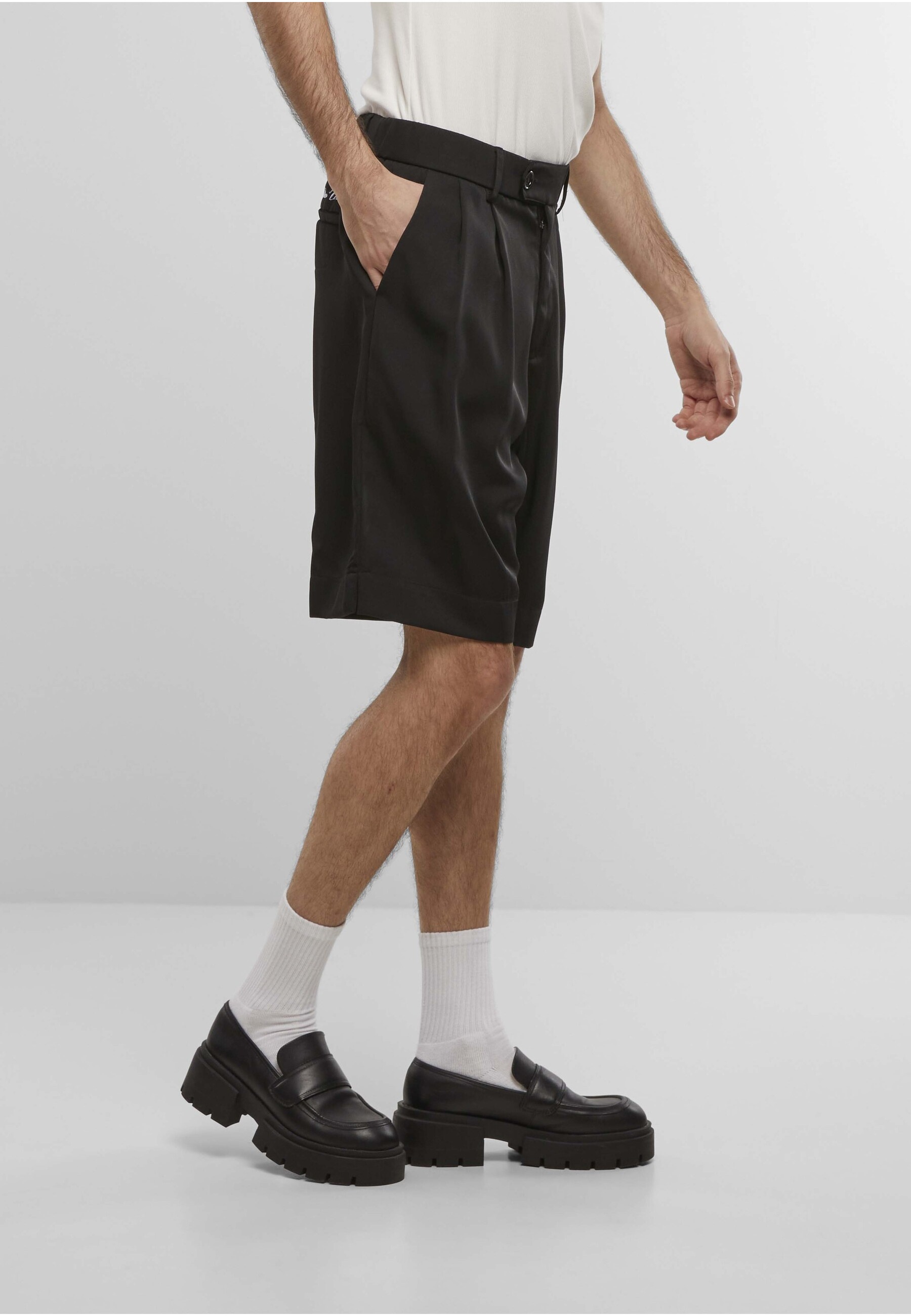 Another Cotton Lab Chinoshorts »Another Cotton Lab Double Pleated Shorts«