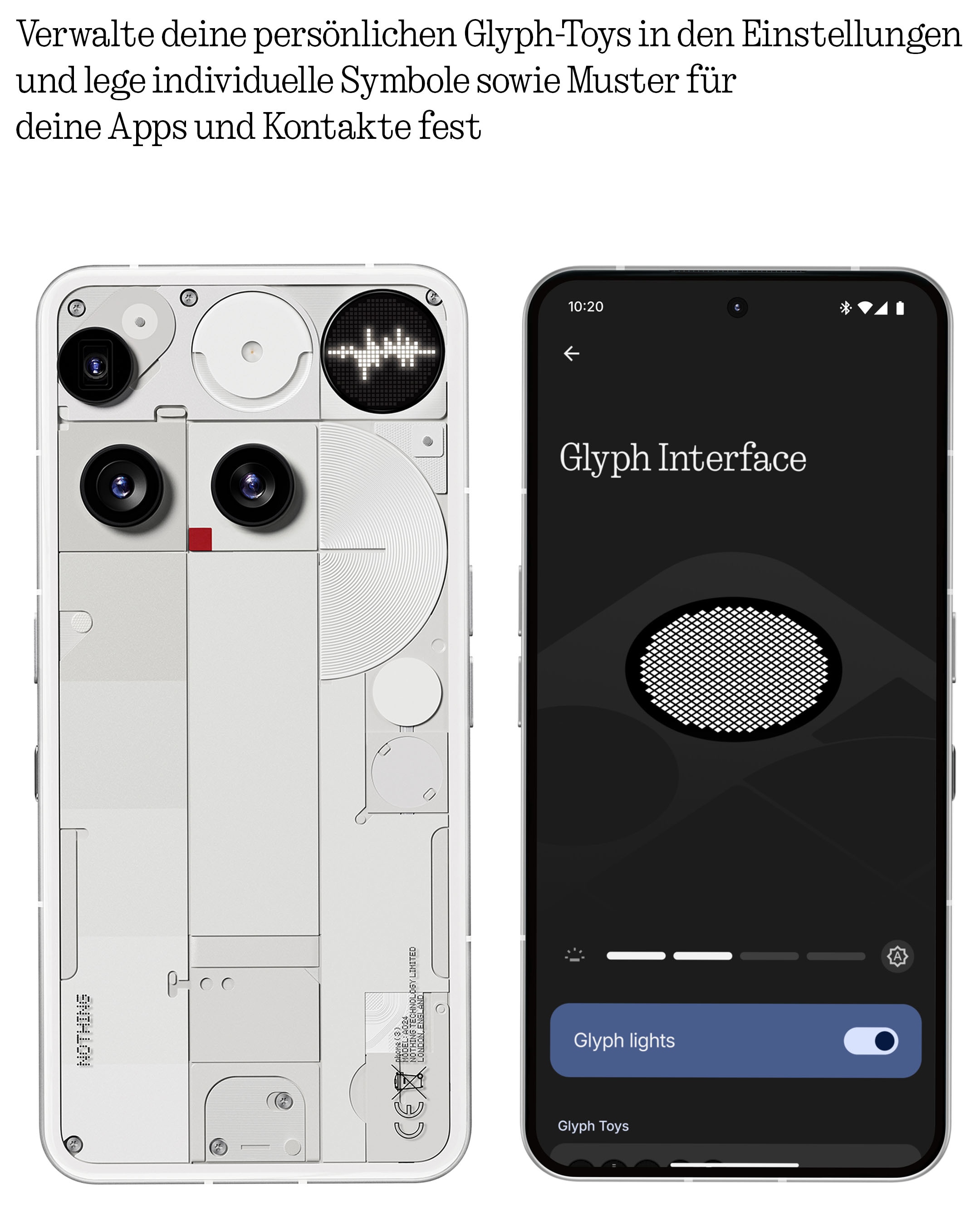 NOTHING Smartphone »Phone (3)« Weiß