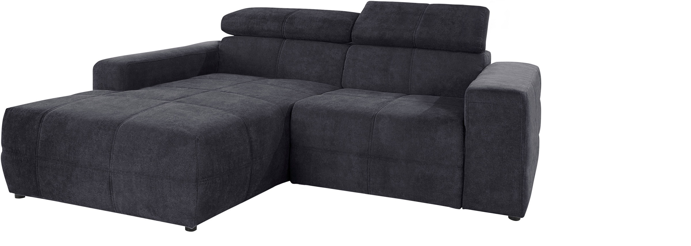 Thumbnail - DOMO collection Ecksofa "Brandon, inkl. Kopfteilverstellung, B/T/H: 214/100/80 cm, L-Form", Mit Kopfteilverstellung, auc...