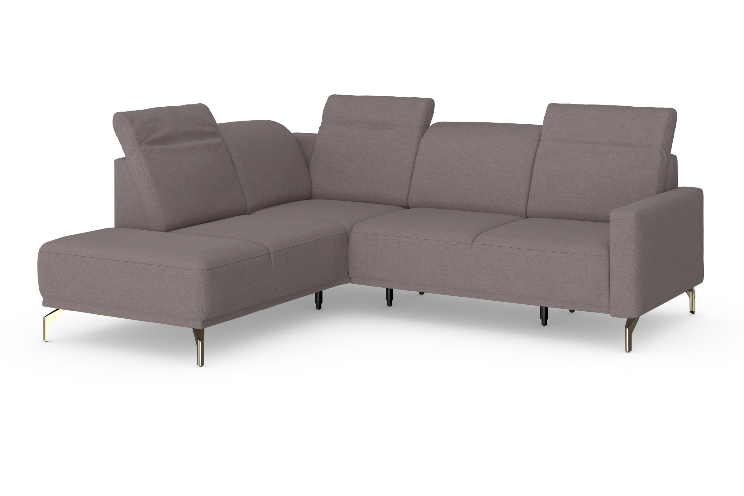 sit&more Ecksofa »Bailando L-Form«, wahlweise mit Kopfteilverstellung und Vorziehsitz, motorisch