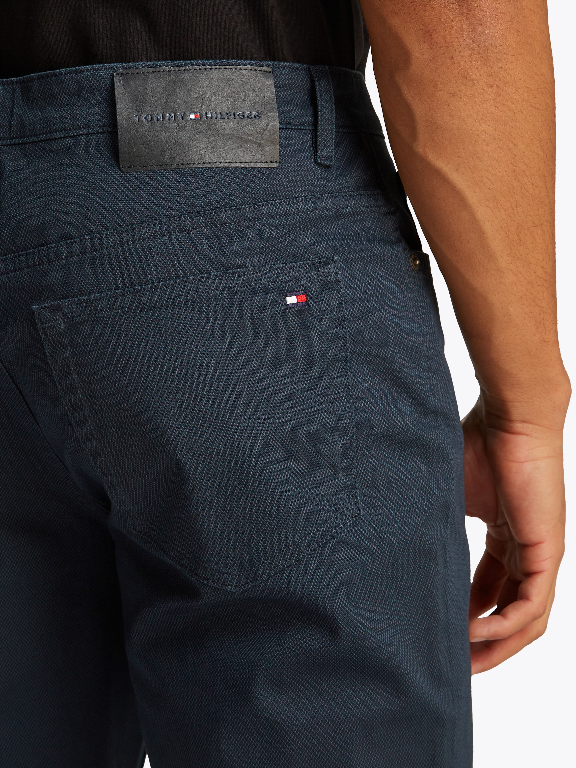 Tommy Hilfiger Chinohose »DENTON 5PKT PRINTED STRUCTURE«, mit Struktur