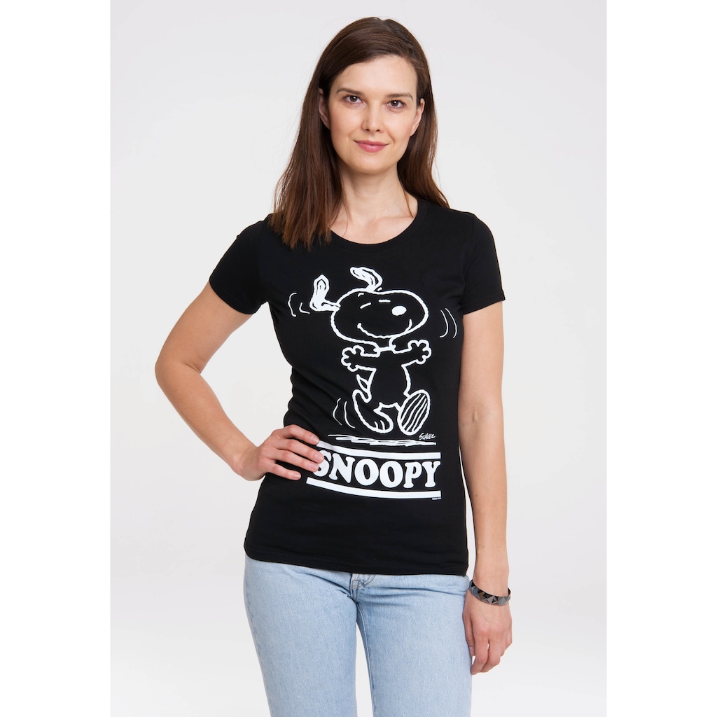 LOGOSHIRT T-Shirt »Snoopy - Happy«