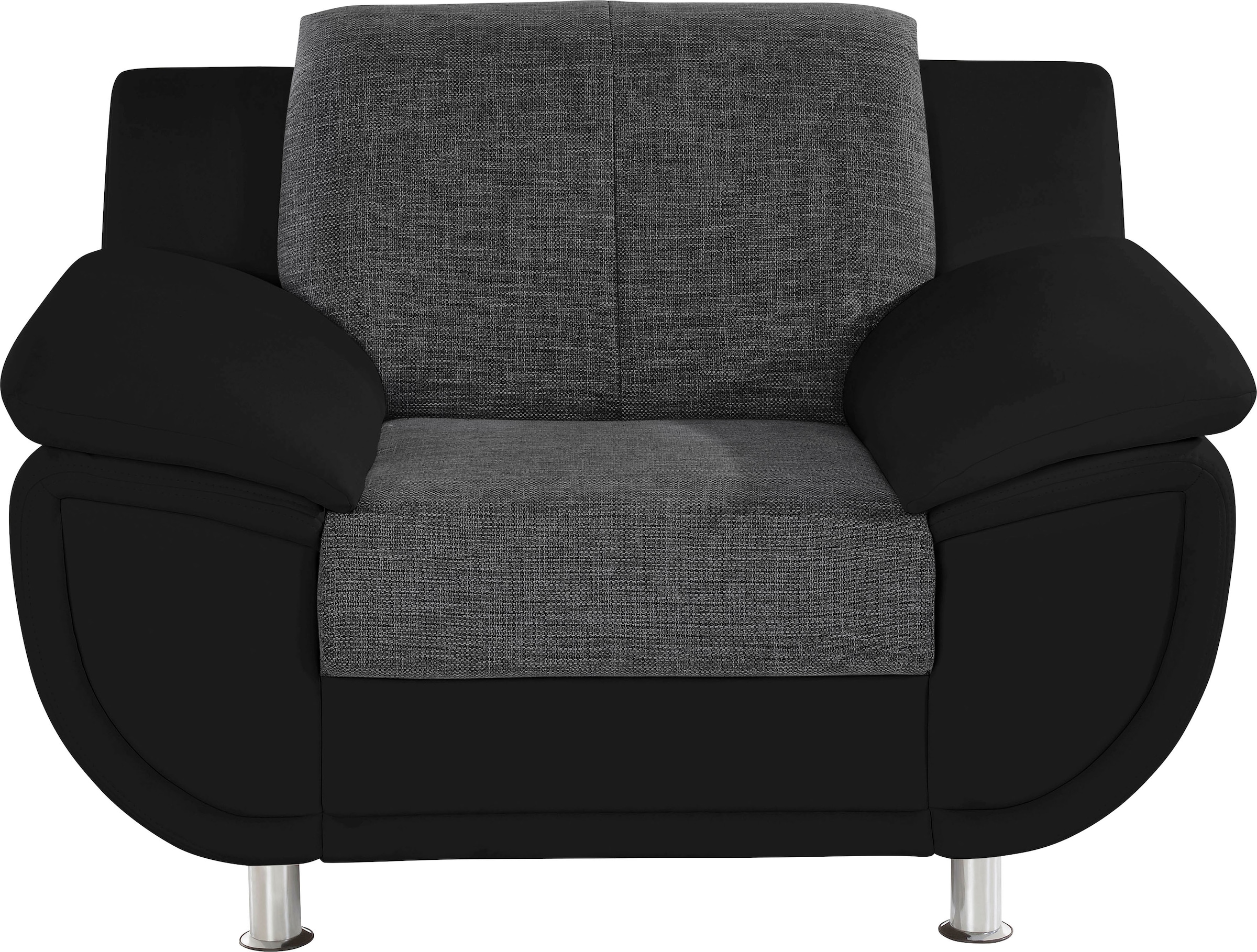 TRENDMANUFAKTUR Sessel »Rondo 3, Loungesessel«, wahlweise mit komfortablem Federkern, mit extra breiten Armlehnen