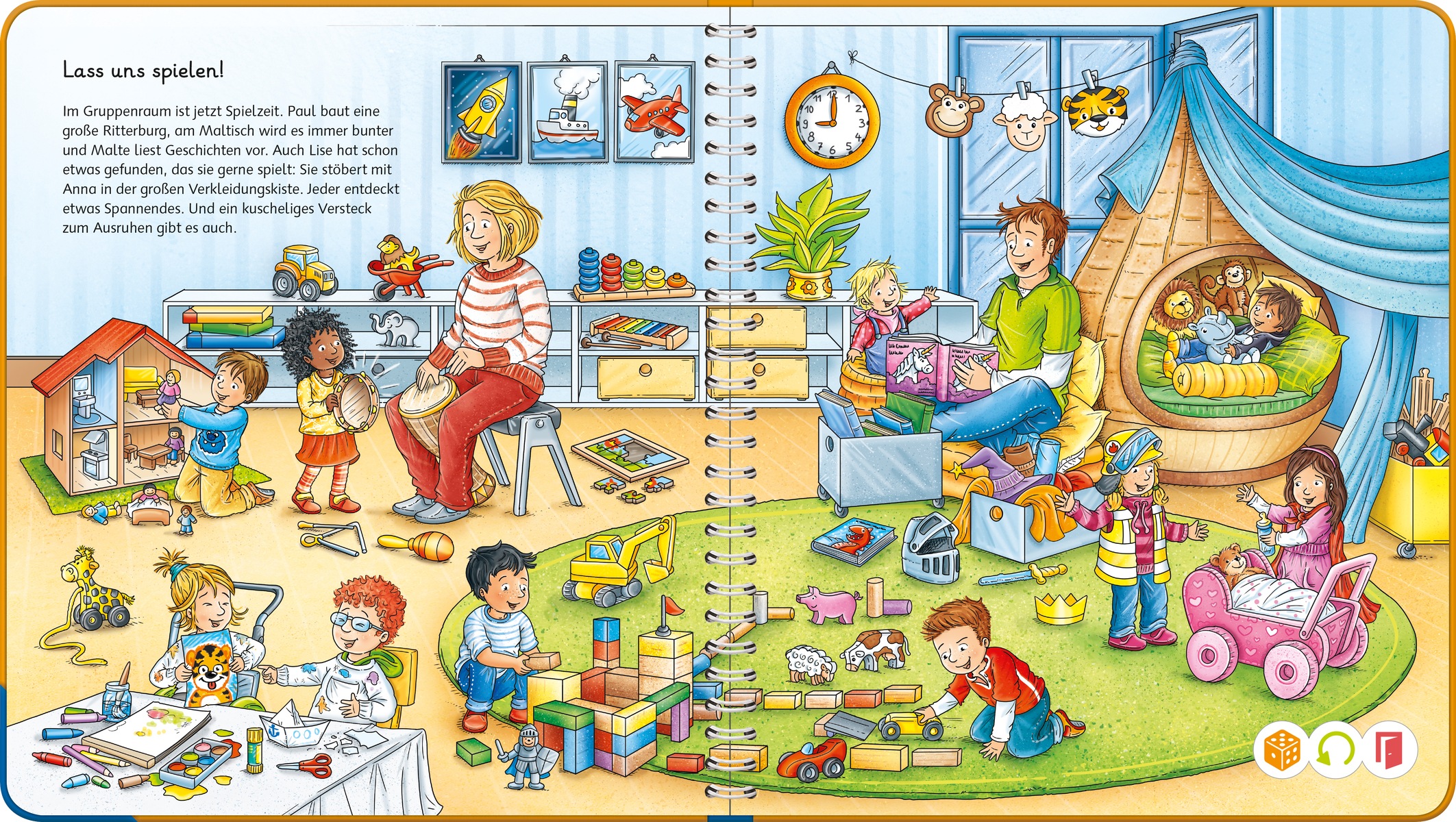 Thumbnail - Ravensburger Kinderbuch "tiptoi Mein Wörter-Bilderbuch Kindergarten" Made in Europe