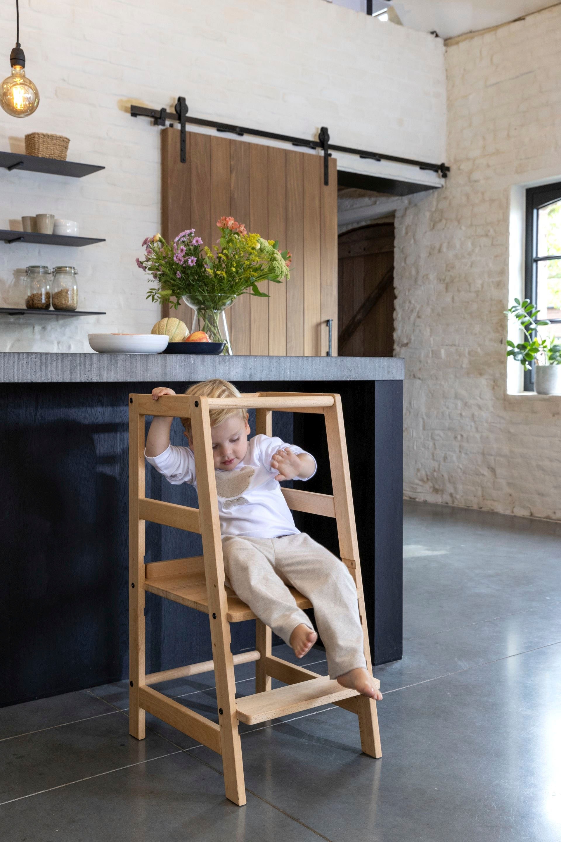 Vipack Kinderstuhl "Lernturm aus Massivholz, stabil und standfest gebaut" ( günstig online kaufen