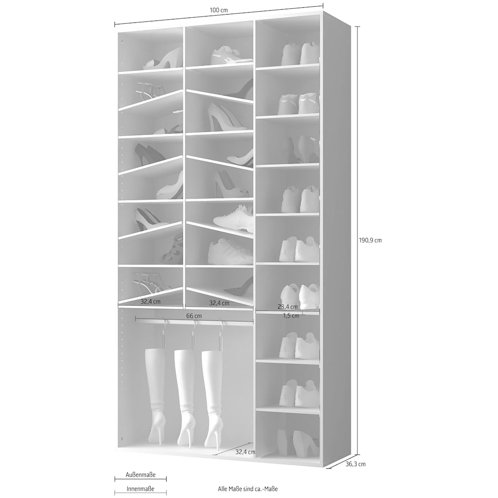 FORTE Schuhschrank »Yvonne«