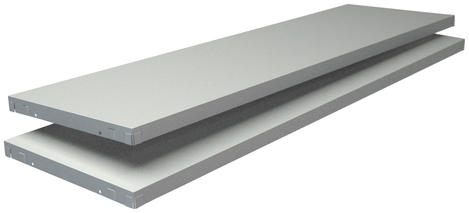SCHULTE Regalwelt Regalelement "Stecksystem-Fachboden PowerMax", 2 Stück weiß, 1200x350 mm