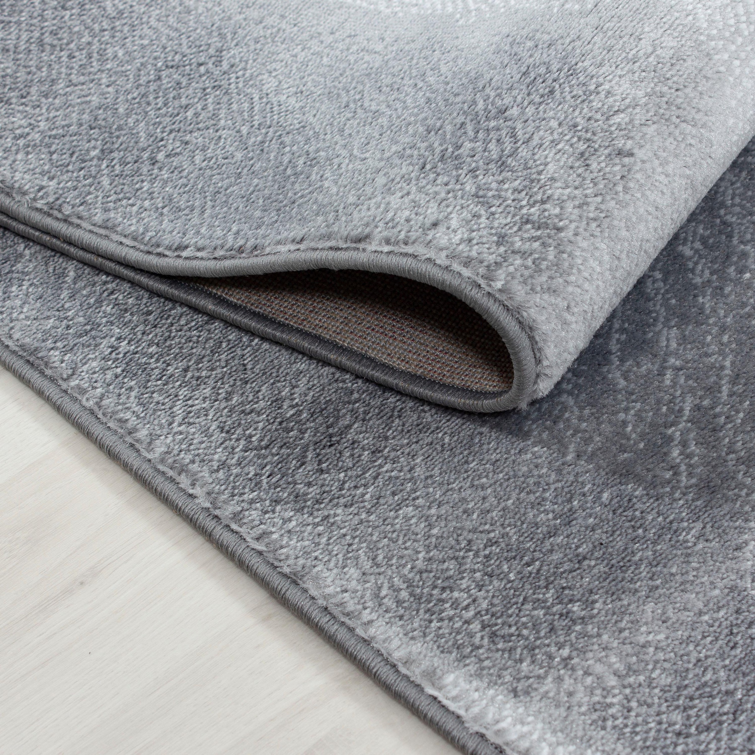 Teppich AYYILDIZ TEPPICHE "Parma 9310" Gr. 3, schwarz, B:120cm H:9mm L:170cm, Kunstfaser, Teppiche, Teppich, Läufer, Kurzflor, Wohnzimmer 2