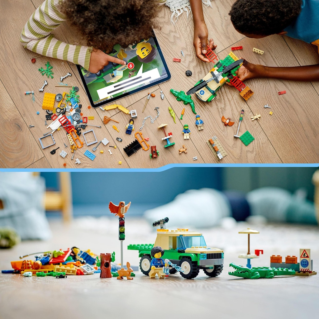 LEGO® Konstruktionsspielsteine »Tierrettungsmissionen (60353), LEGO® City«, (246 St.)