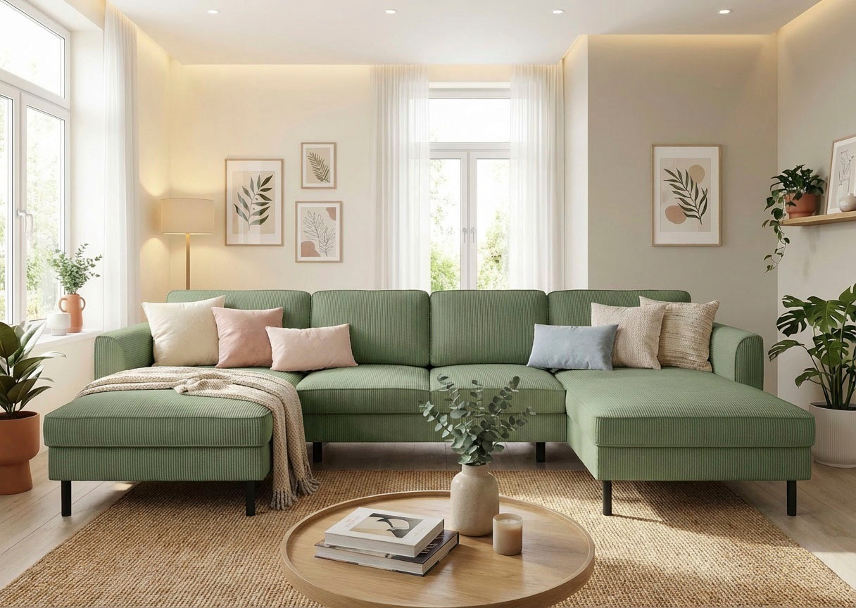 Home affaire Wohnlandschaft "Booster II, whlw. mit Schlaffunktion & Bettkas günstig online kaufen