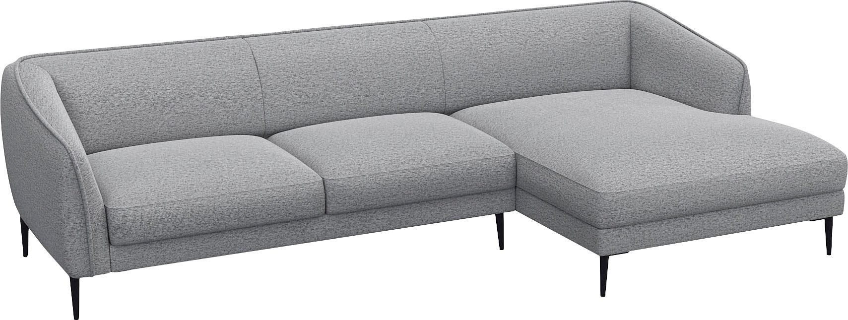 FLEXLUX Ecksofa »Belle Designsofa, L-Form, B/T 288/149 cm«, Skandinavisches Design, In hochwertiger Verarbeitung