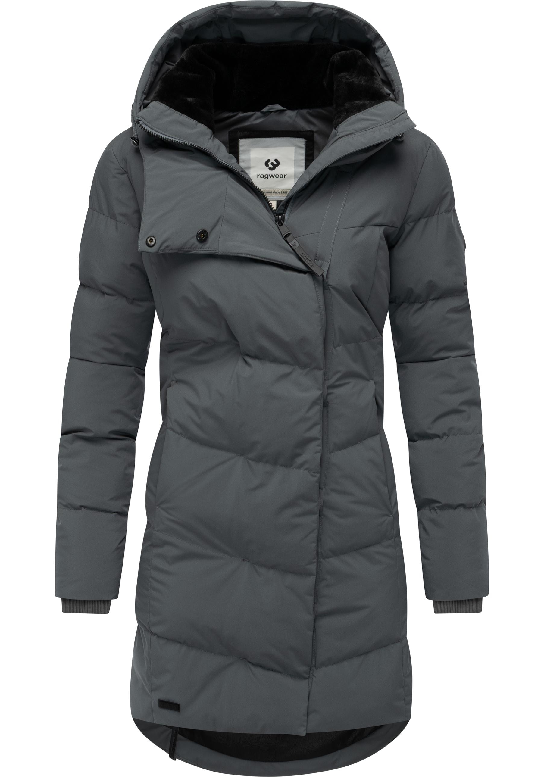 Ragwear Wintermantel »Pavla Soft YOUMODO«, Wasserdichter Steppmantel mit Fleecekragen