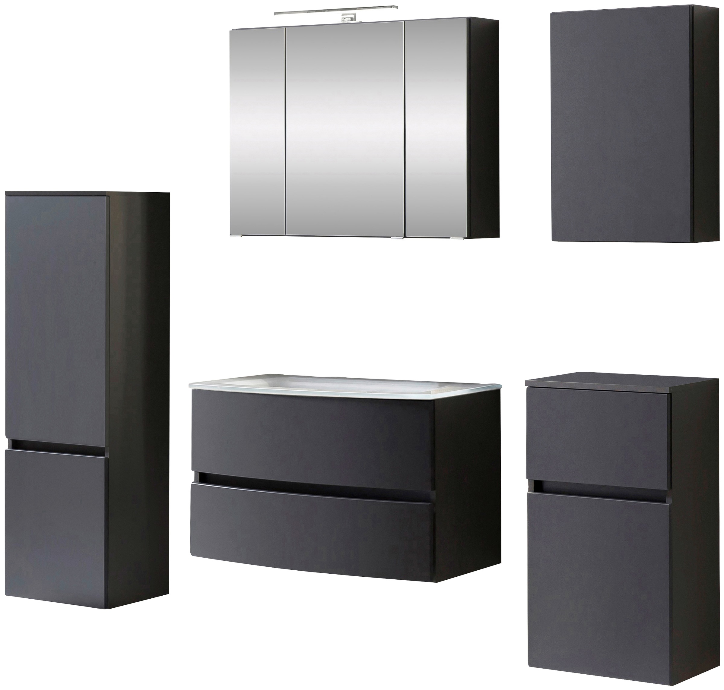 welltime Badezimmer-Set "Kaunas" Set, 5 Stk. tlg. günstig online kaufen