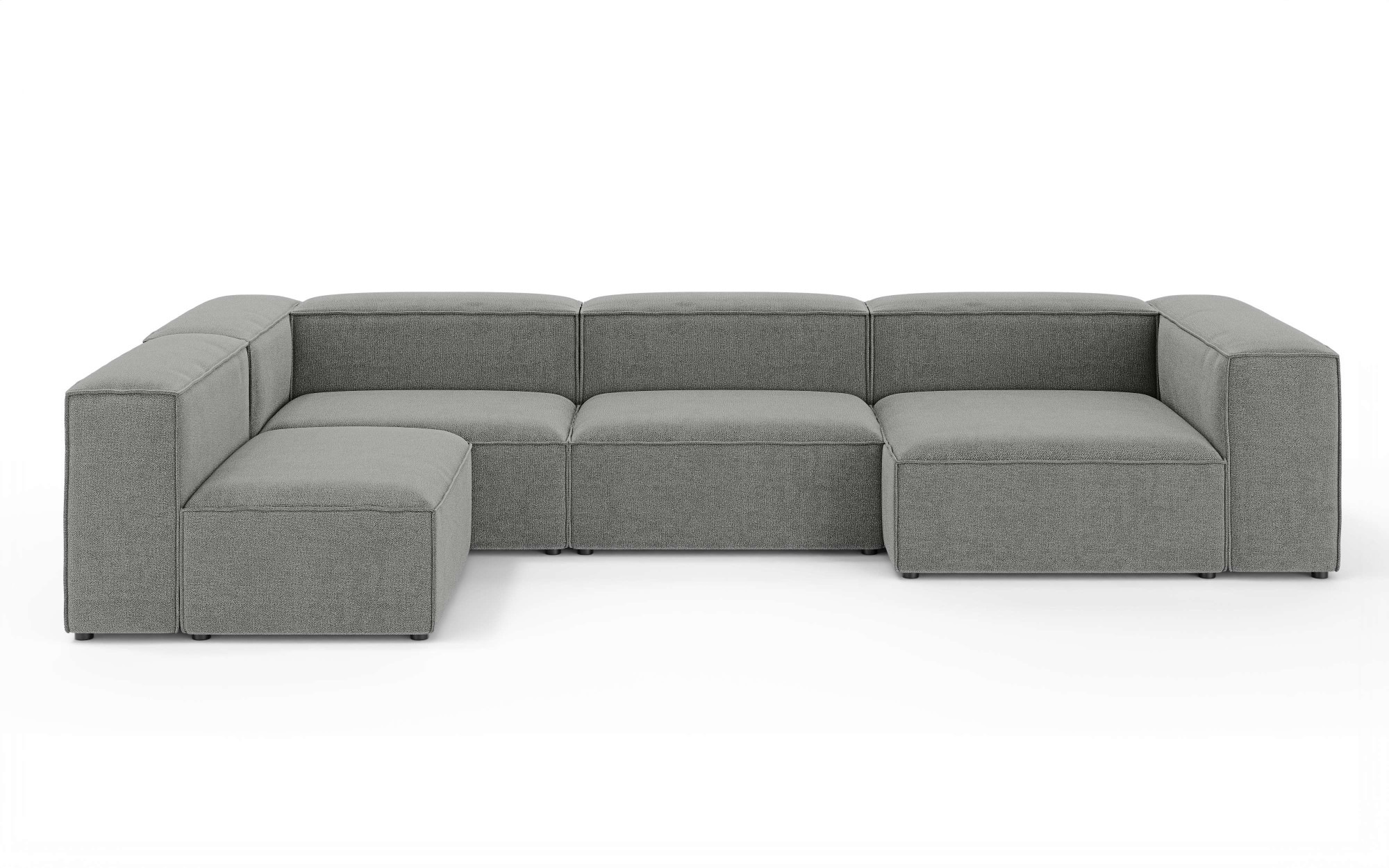 INOSIGN Wohnlandschaft "HAILY U-Form mit Ottomane links/rechts, Maße B/T/H: günstig online kaufen