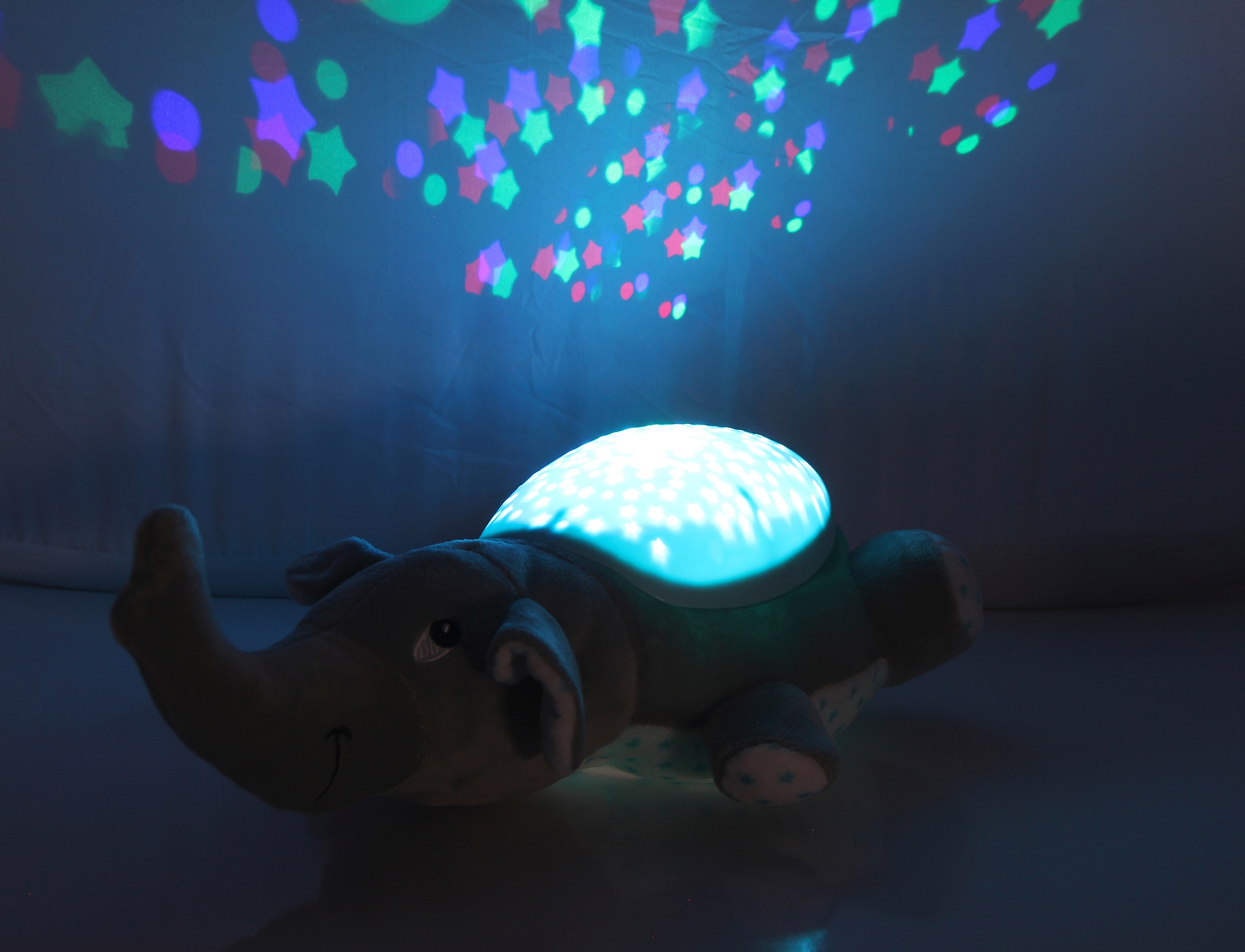 Jamara Kuscheltier »Sternenlicht Dreamy, Elefant«, mit Licht und Sound