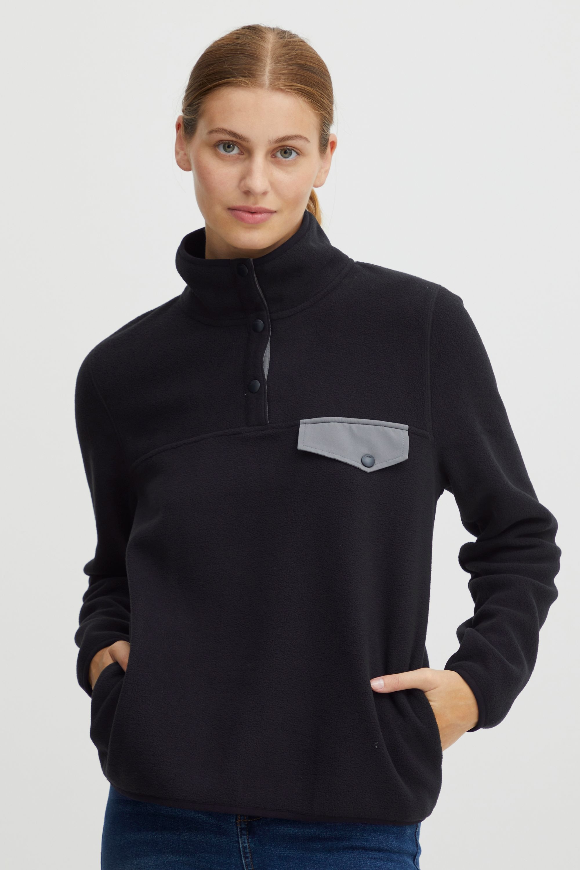 OXMO Fleecejacke "Fleecejacke OXNyfine", ohne Kapuze günstig online kaufen