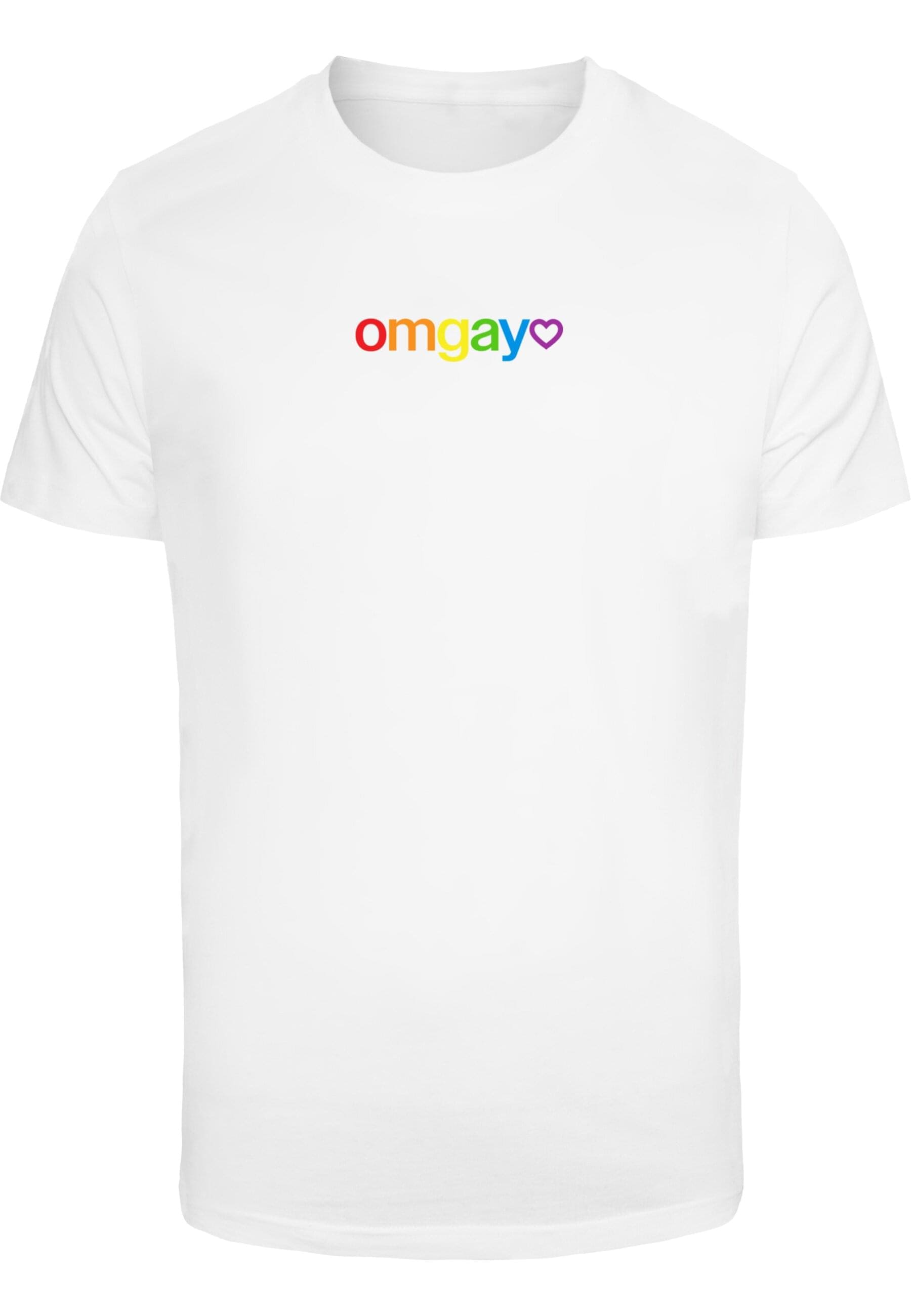 MisterTee T-Shirt "MisterTee OMGay Rainbow Pride Tee", 1 Stk. günstig online kaufen
