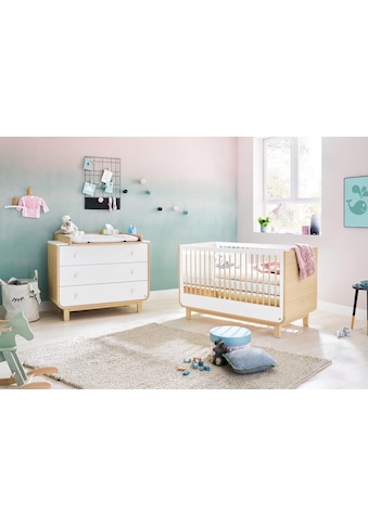 Pinolino® Babymöbel-Set »Round«, (Spar-Set, 2 St., Kinderbett, Wickelkommode), breit;... kaufen