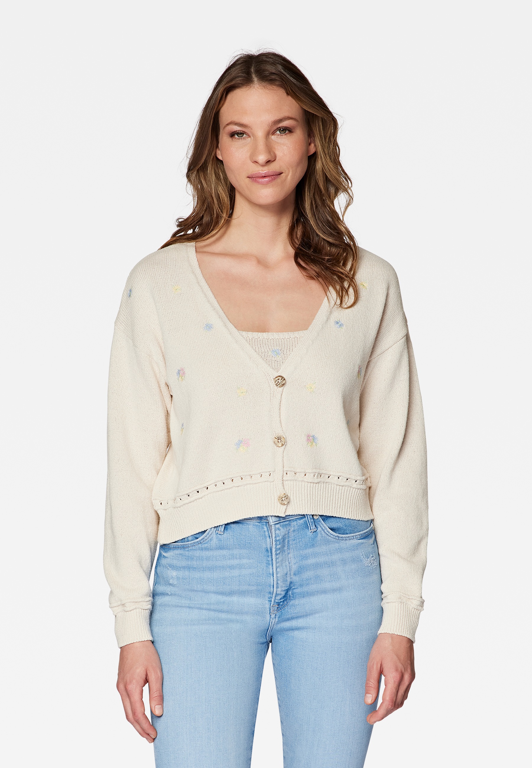 Mavi Strickfleecejacke »CARDIGAN«, ohne Kapuze, Cardigan aus Strick