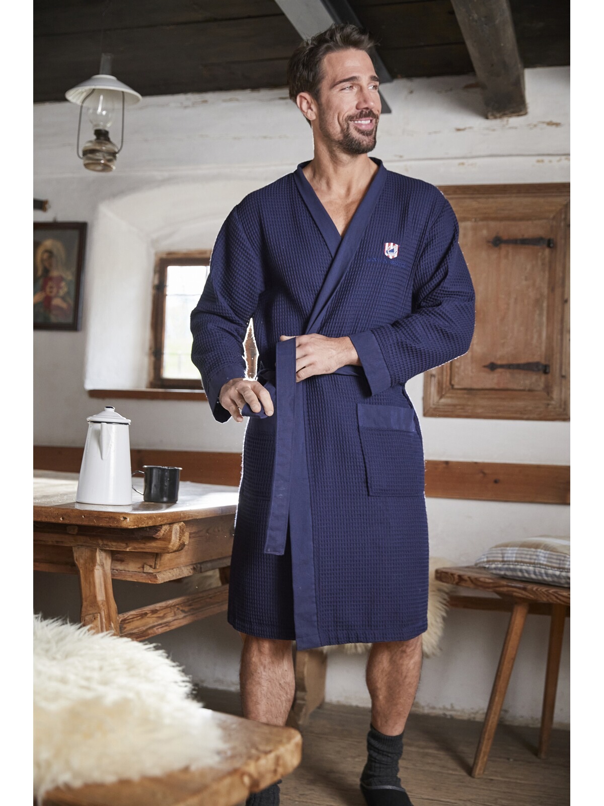 Thumbnail - Jan Vanderstorm Hausanzug "Bademantel ARETTI"