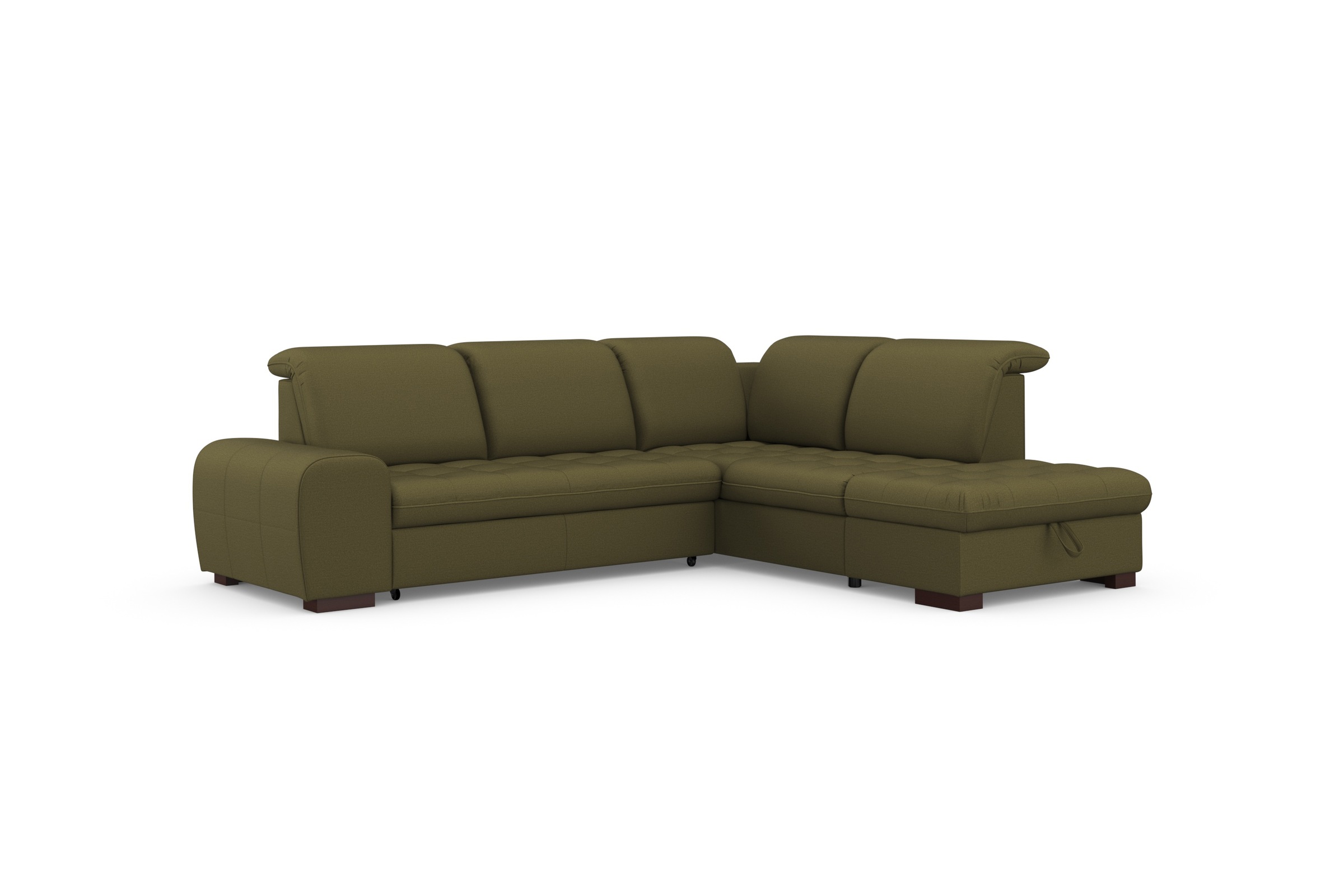 sit&more Ecksofa »Luxor L-Form«, wahlweise mit Bettfunktion, Stauraum und Kopfteilverstellung