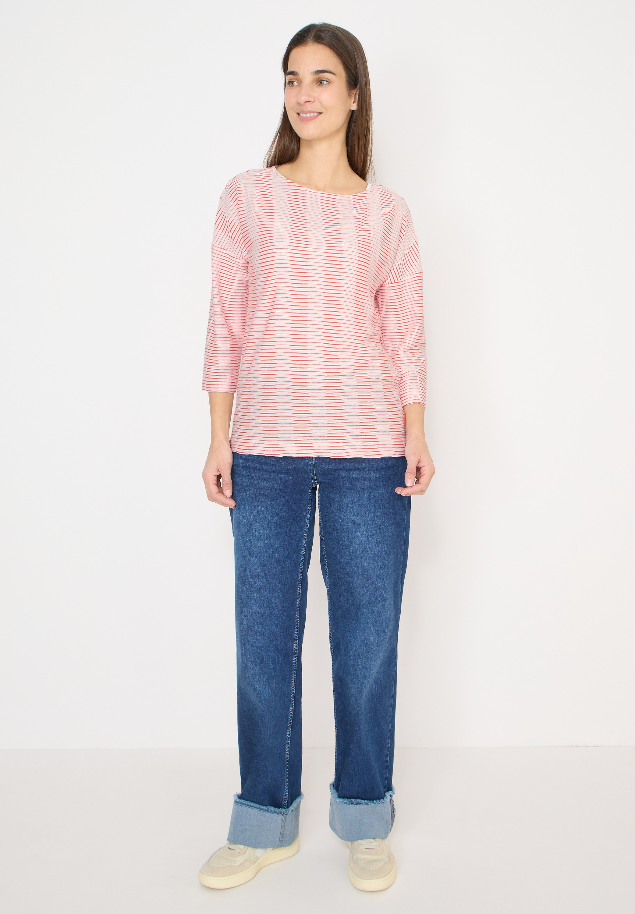 Cecil Langarmshirt mit U-Boot-Ausschnitt