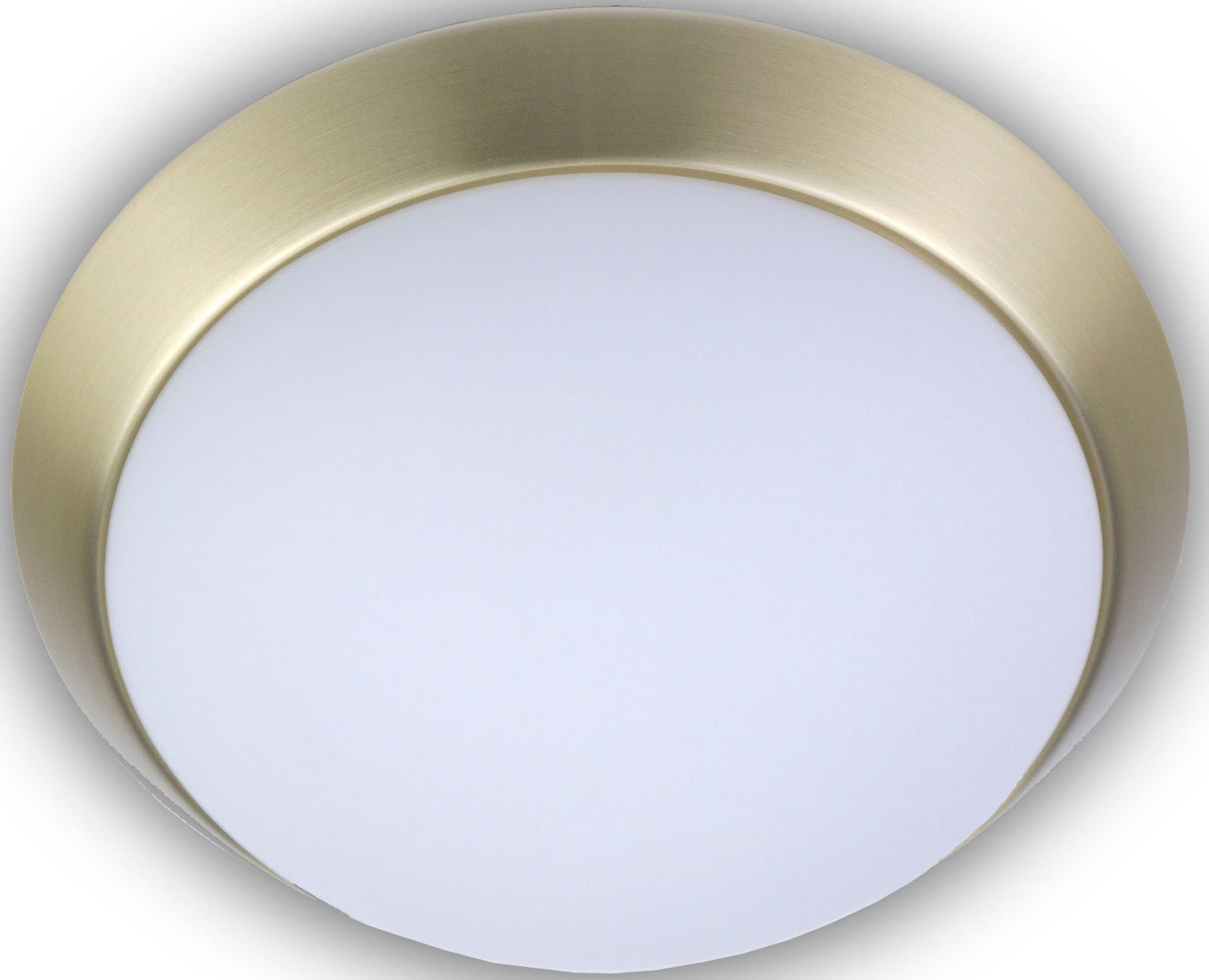 niermann Deckenleuchte »Opal matt, Dekorring Messing matt, 50 cm, HF Sensor,  LED«, 1 flammig-flammig bestellen | BAUR