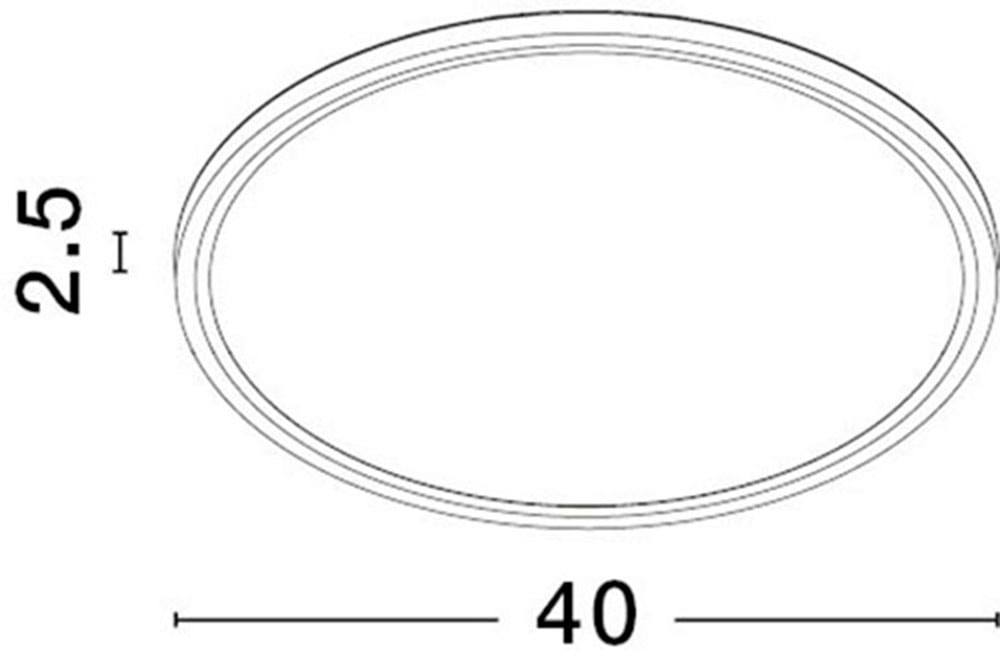 Nova Luce LED Deckenleuchte »DIXIE« LED-Modul 1 Stk. Warmweiß