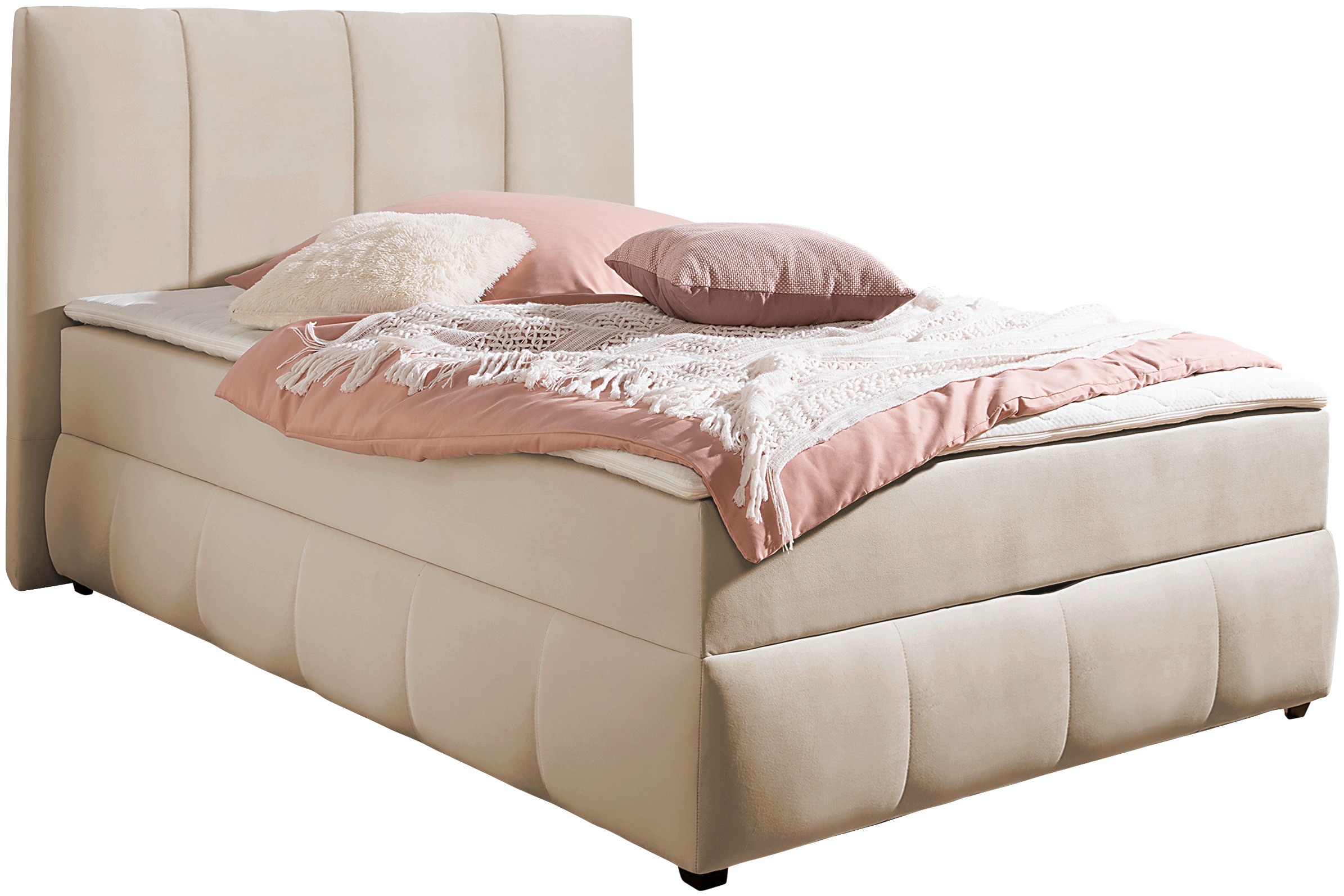 INOSIGN Boxbett »Hartley«, Inkl. Bettkasten & Topper, wählbar in H2, H3 o. H4