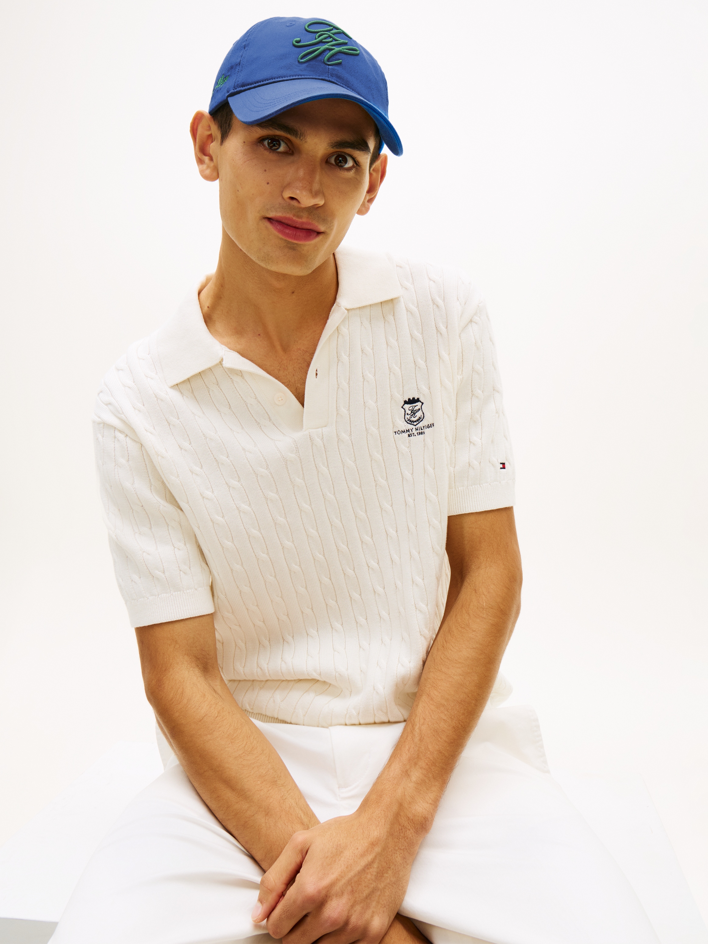 Tommy Hilfiger Baseball Cap »TH SCRIPT SOFT 6 PANEL« mit Logo-Stickerei, Umfang 58 cm