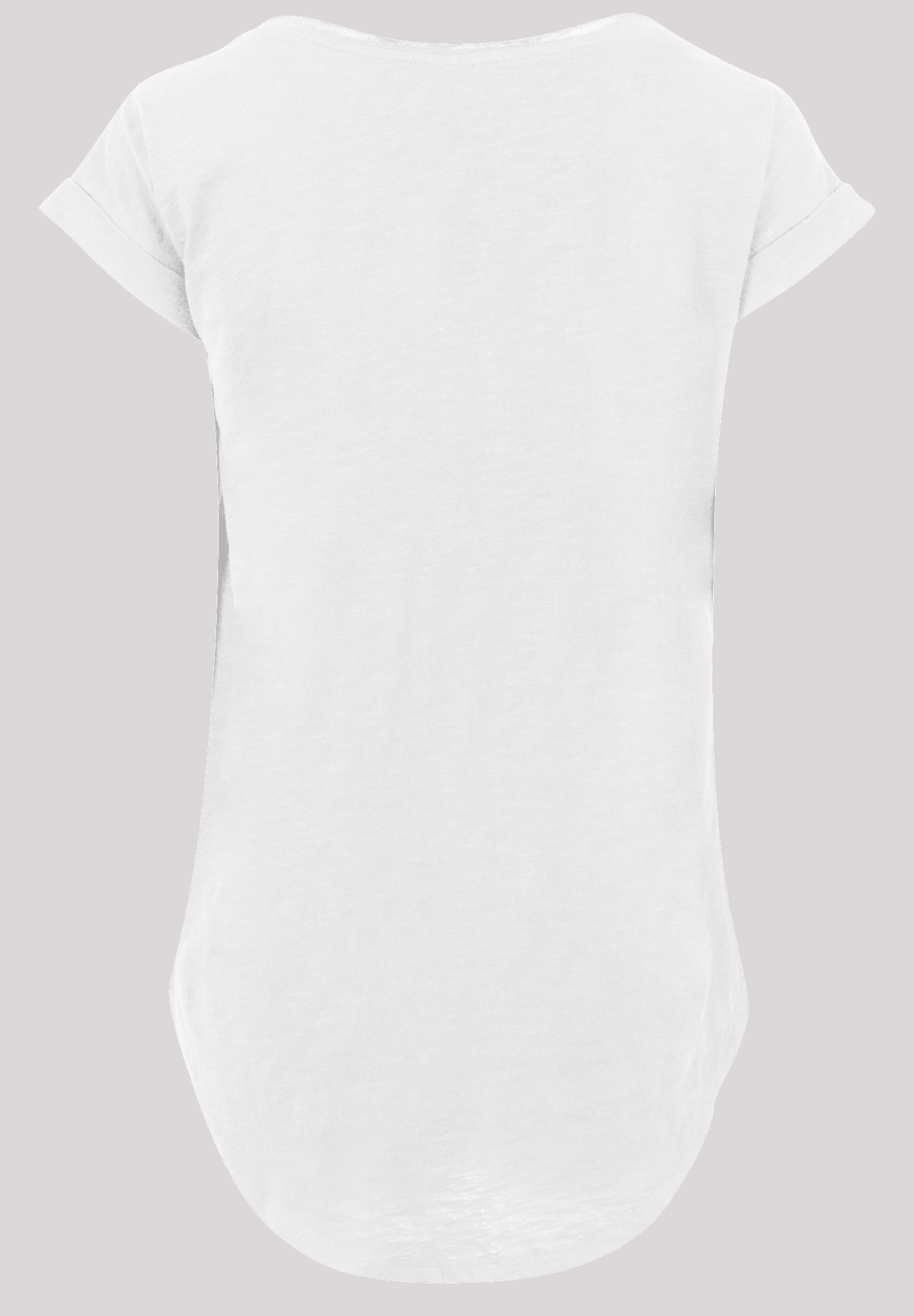 F4NT4STIC Kurzarmshirt »F4NT4STIC Damen First Names Text -WHT with Ladies Long Slub Tee«