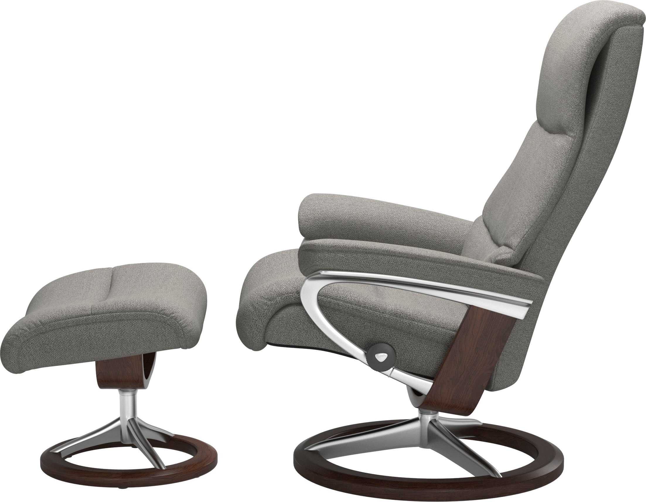 Stressless® Fußhocker »View«, mit Signature Base,Gestell Braun